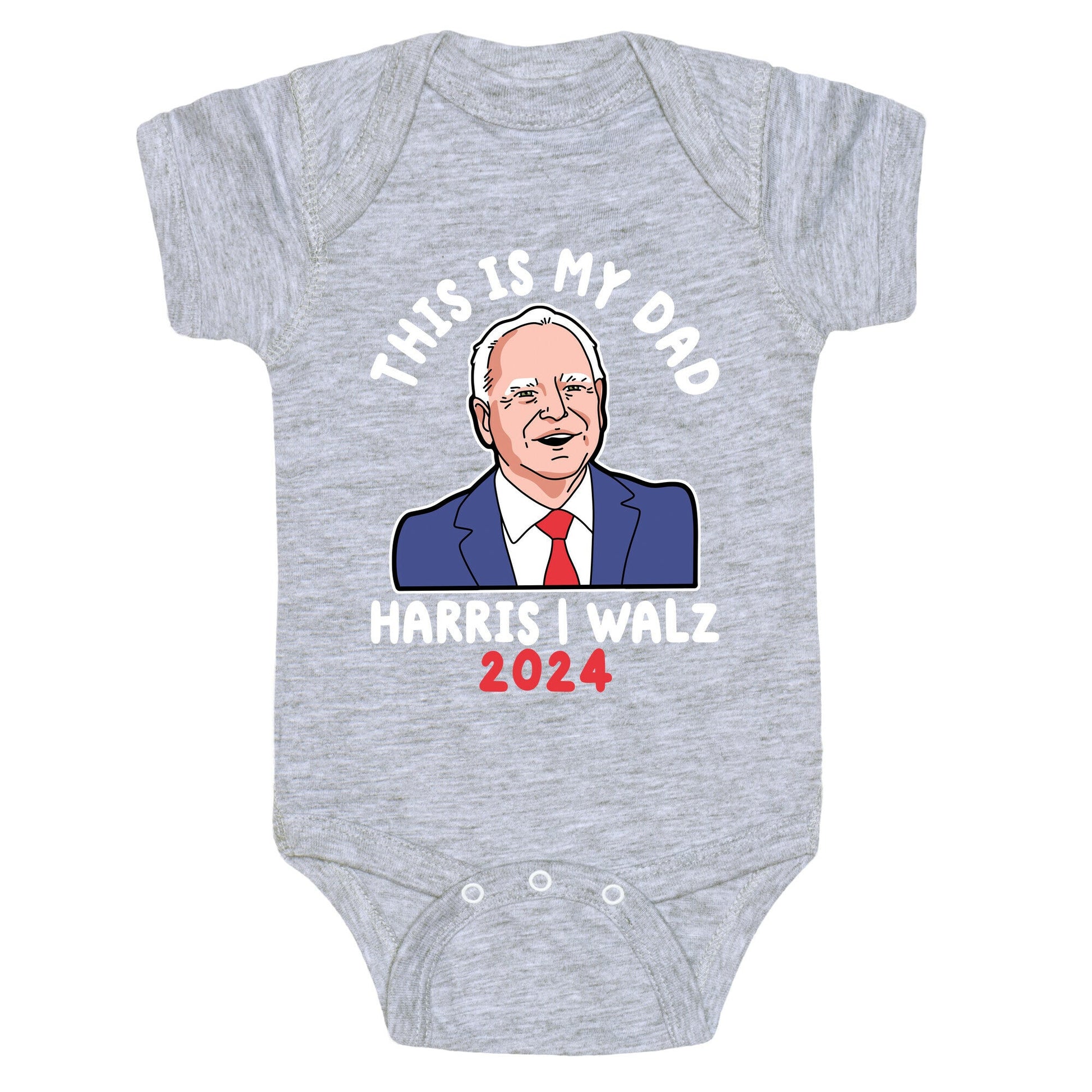 This Is My Dad Tim Walz Baby One-Piece
