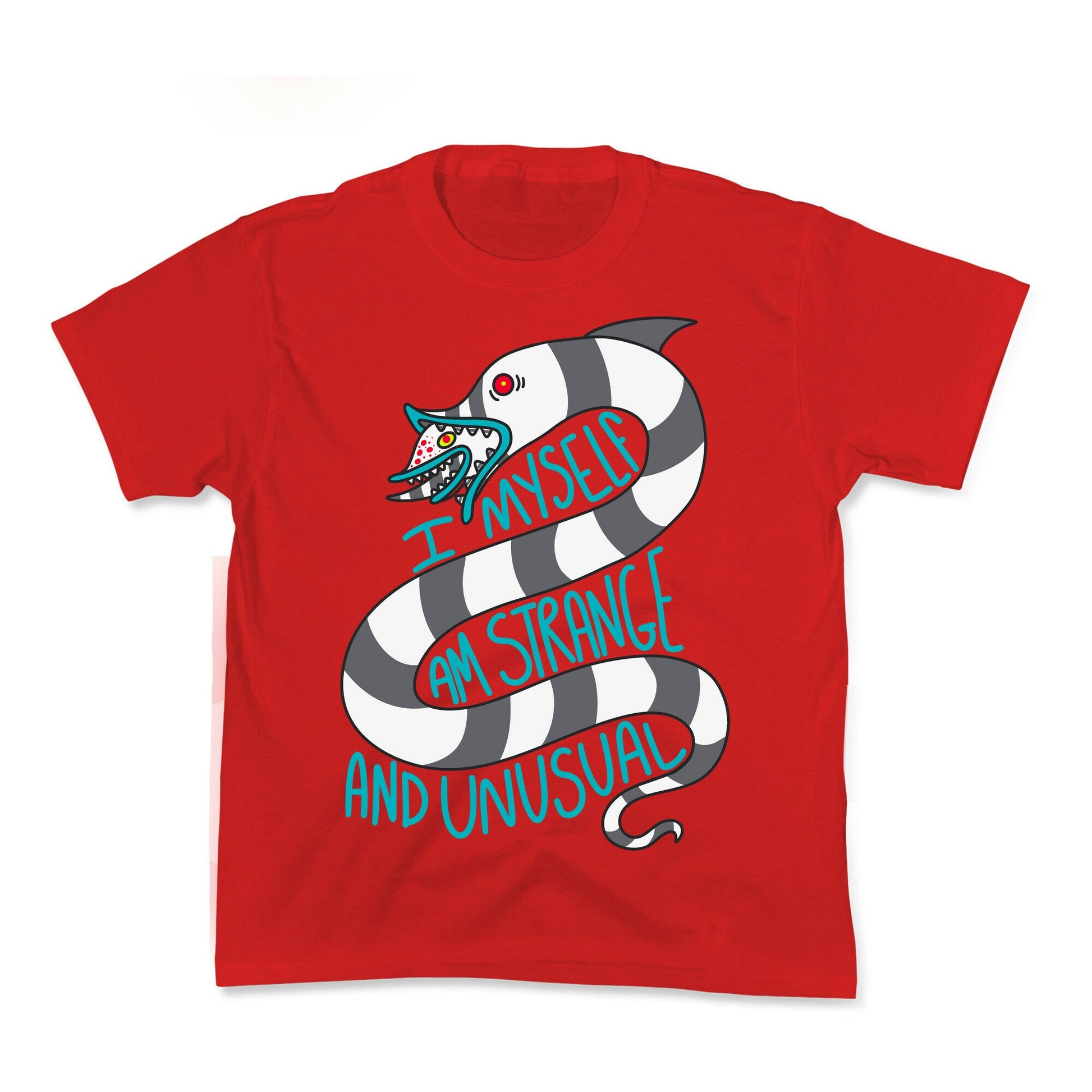 I Myself Am Strange and Unusual  Kids Tee