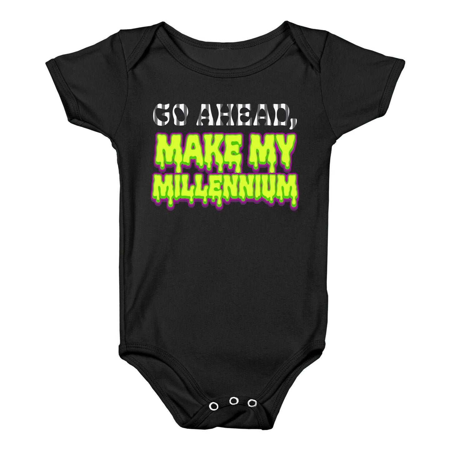 Go Ahead Make My Millennium Baby One-Piece