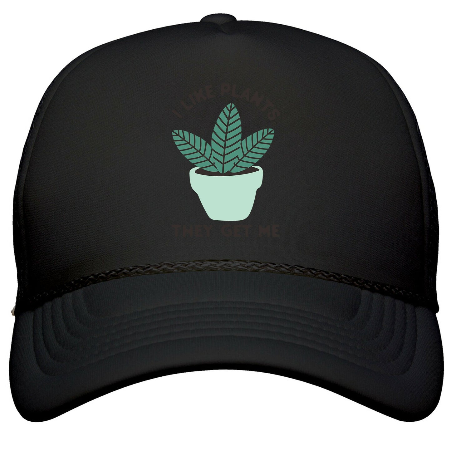 I Like Plants They Get Me Snapback Trucker Hat