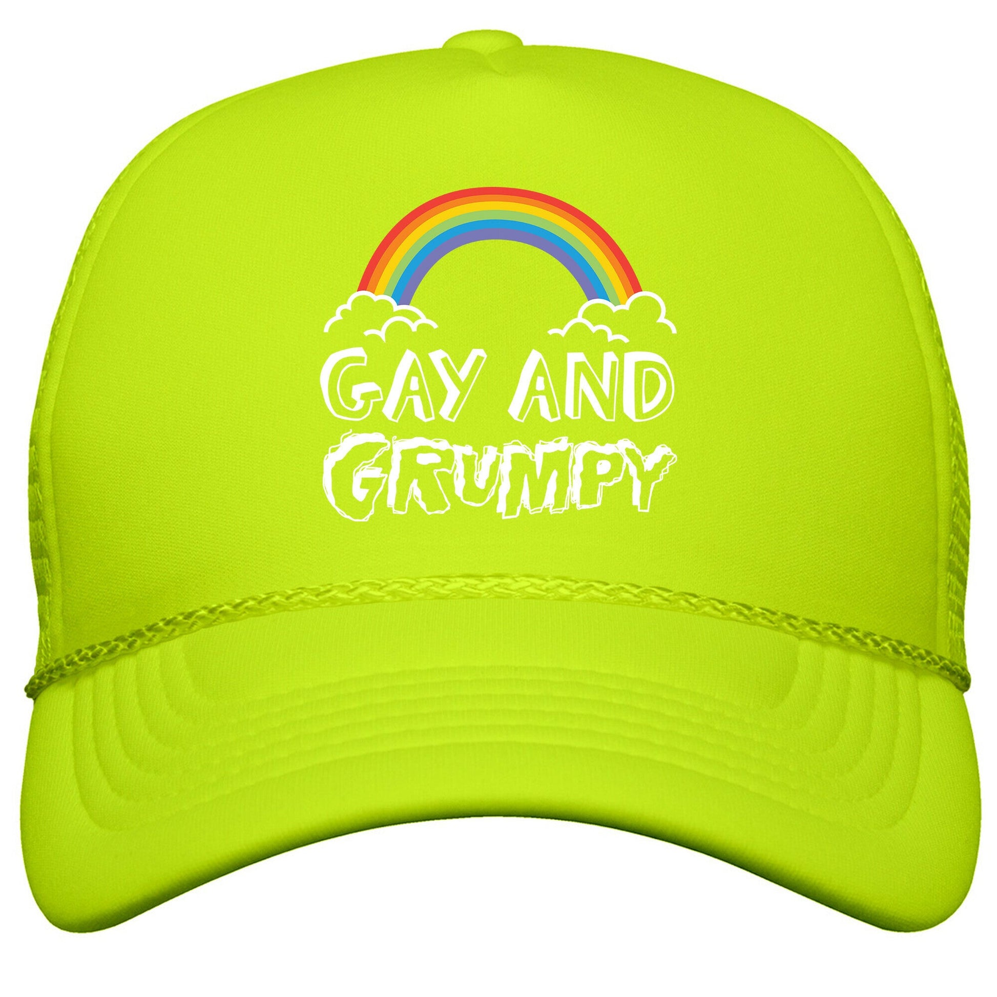Gay And Grumpy Snapback Trucker Hat
