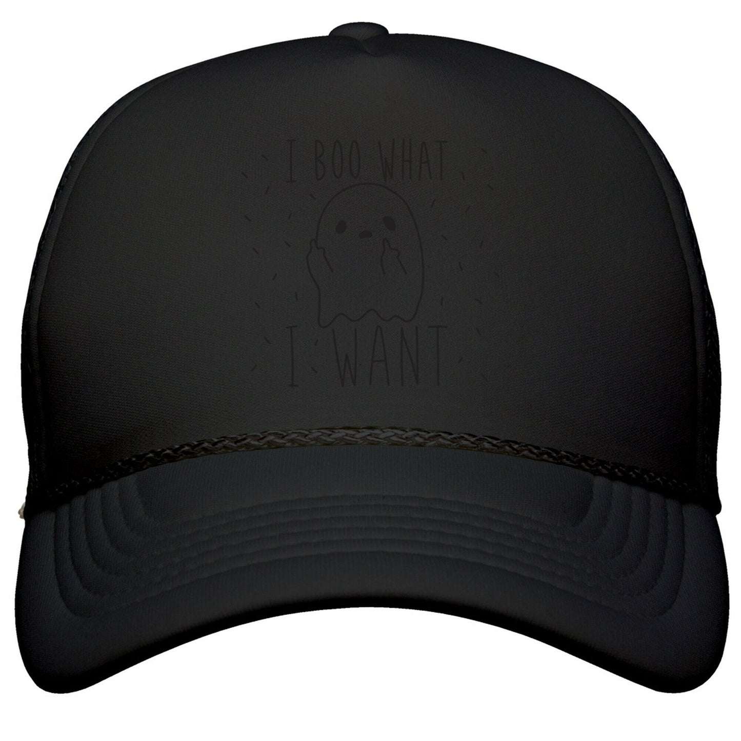 I Boo What I Want Snapback Trucker Hat