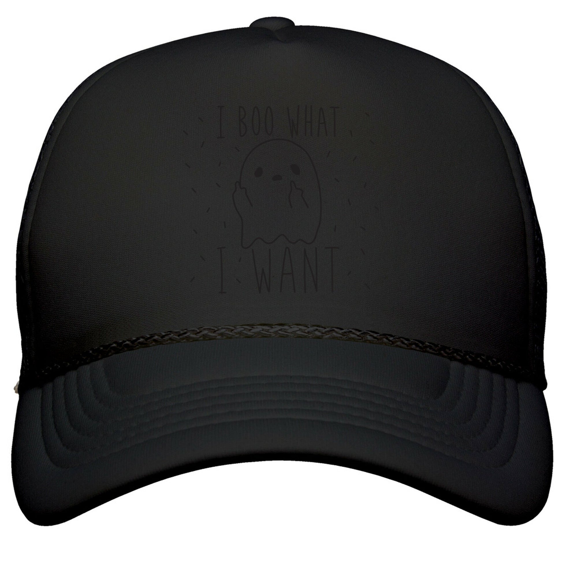 I Boo What I Want Snapback Trucker Hat