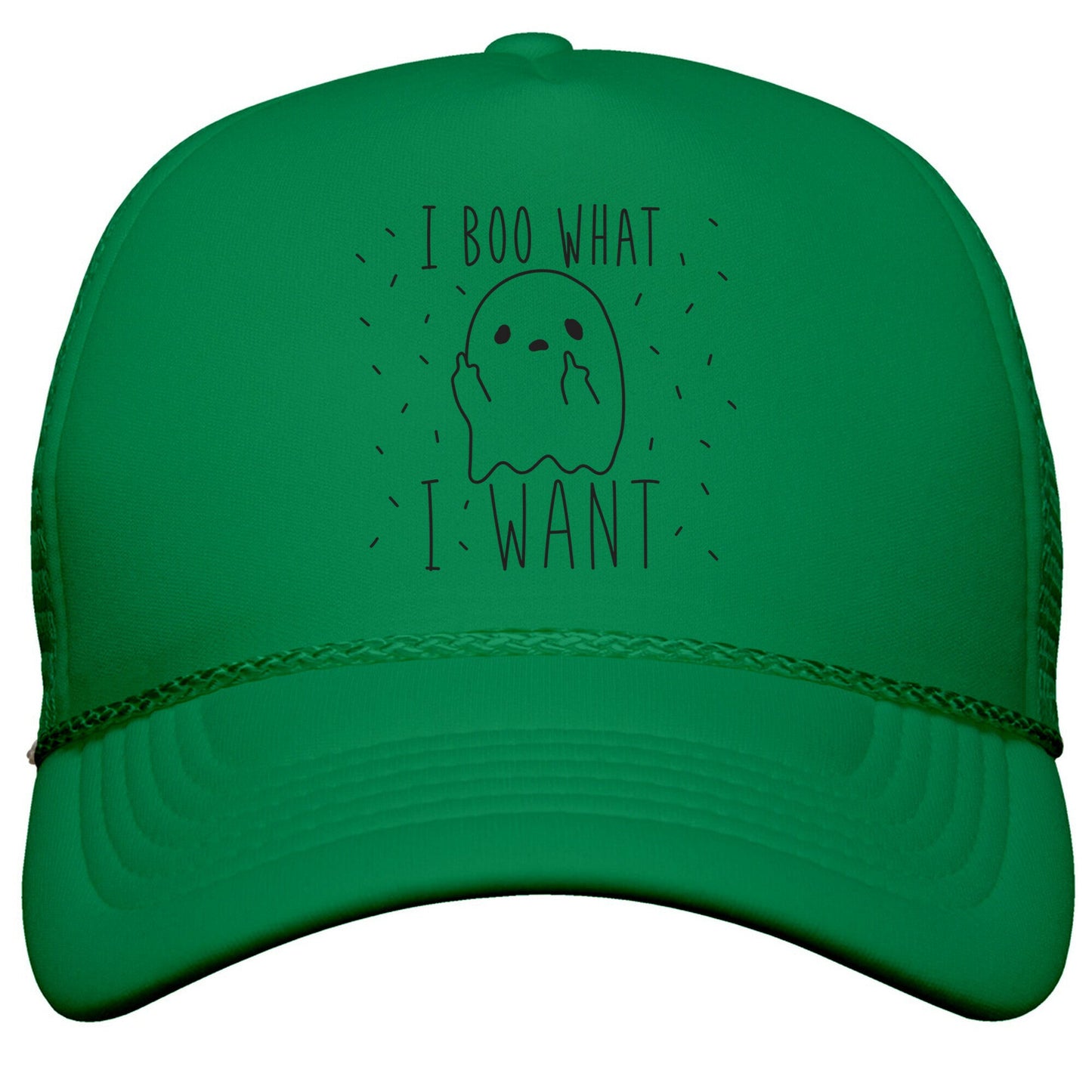 I Boo What I Want Snapback Trucker Hat