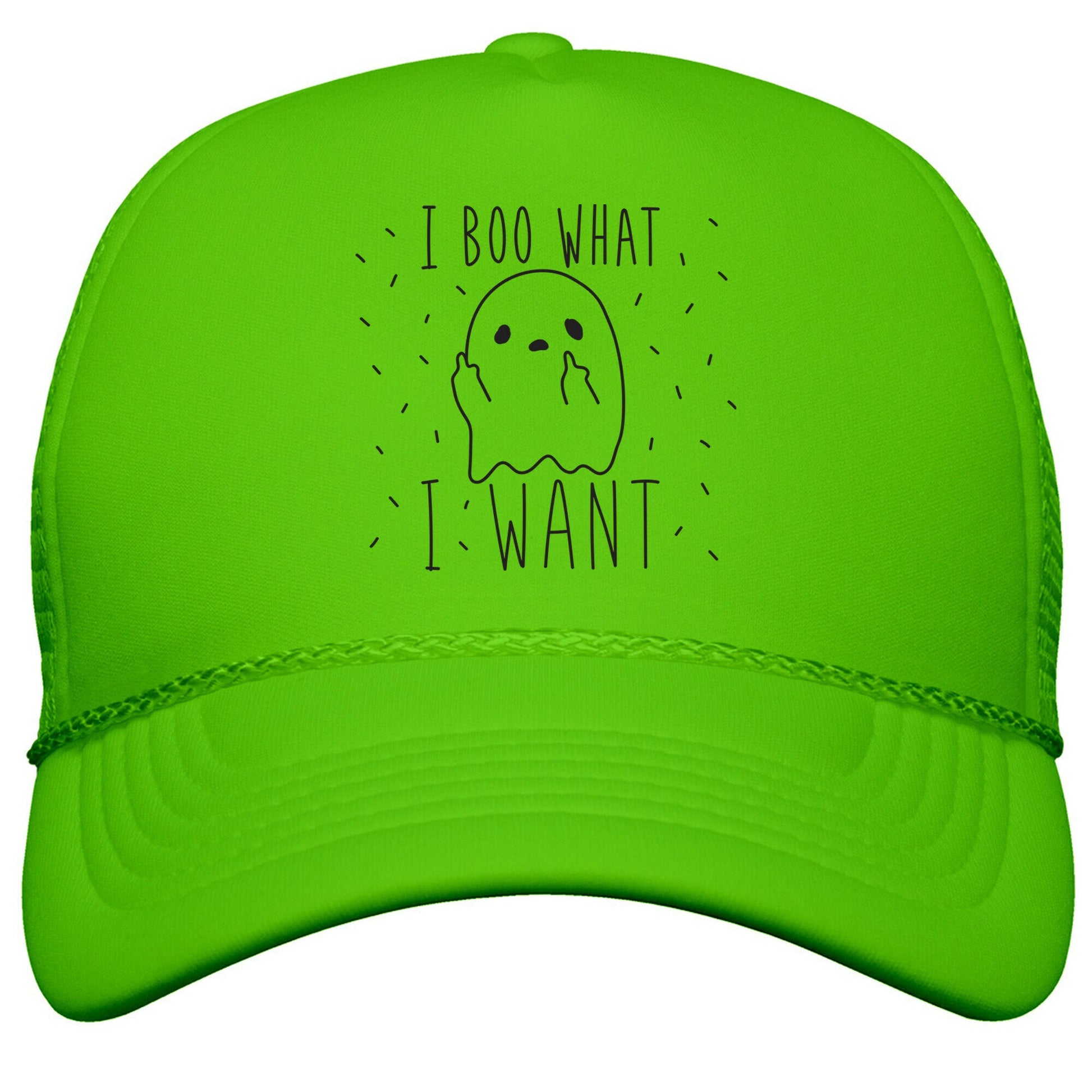 I Boo What I Want Snapback Trucker Hat