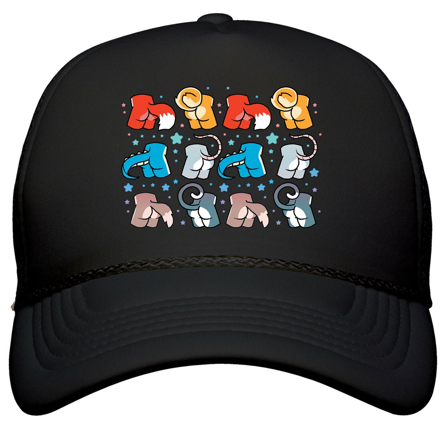 Assorted Furry Butts Snapback Trucker Hat