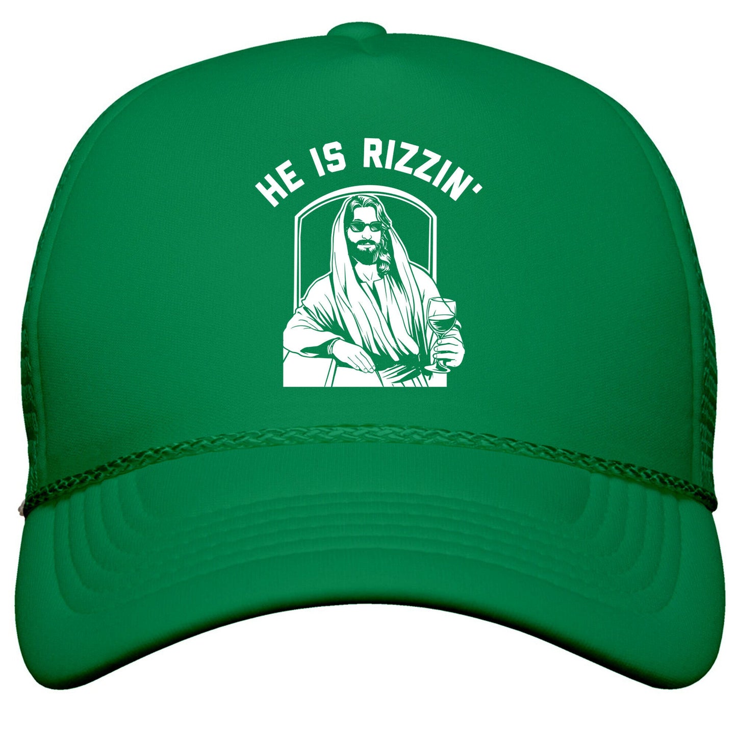 He Is Rizzin  Snapback Trucker Hat