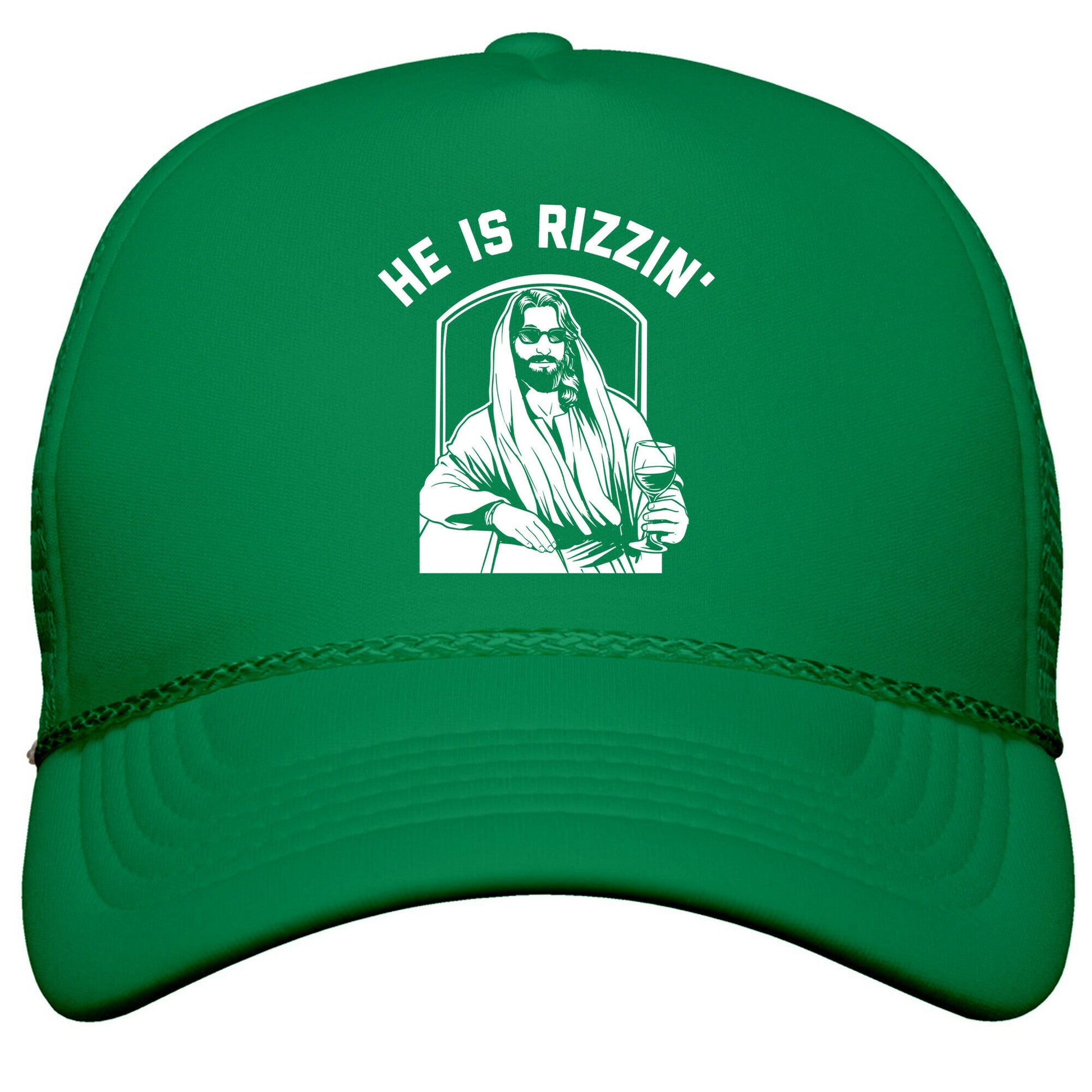 He Is Rizzin  Snapback Trucker Hat