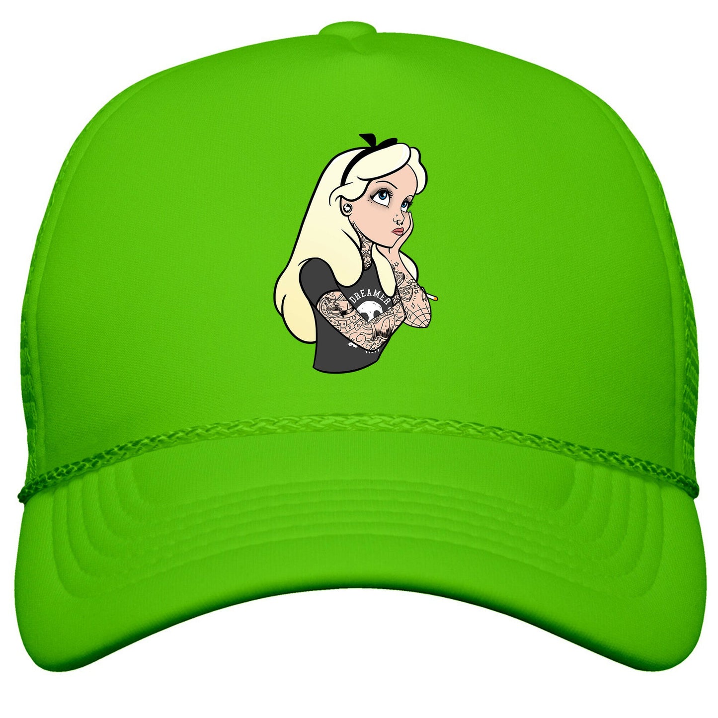 Punk Alice Parody Snapback Trucker Hat