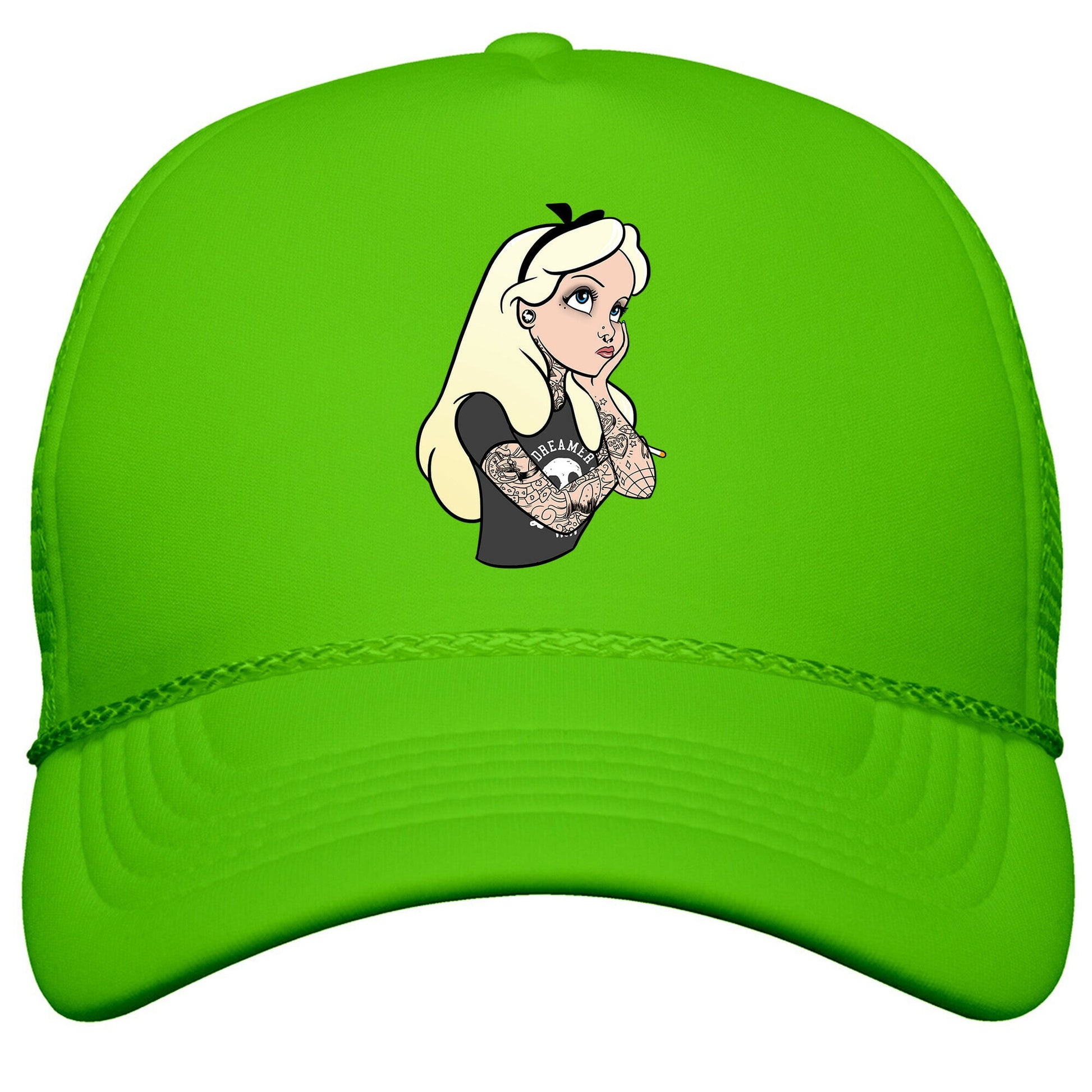 Punk Alice Parody Snapback Trucker Hat