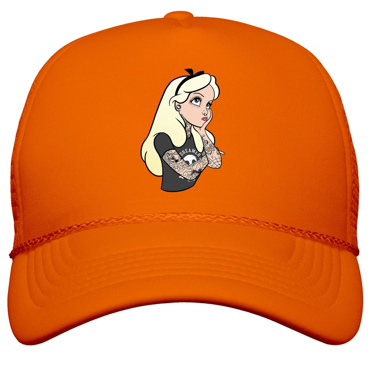 Punk Alice Parody Snapback Trucker Hat