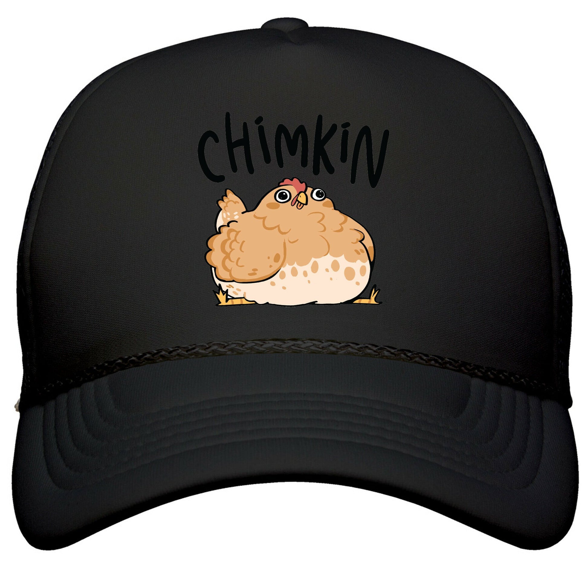 Chimkin Derpy Chicken Snapback Trucker Hat