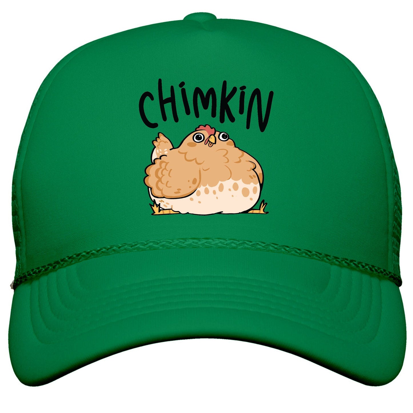 Chimkin Derpy Chicken Snapback Trucker Hat