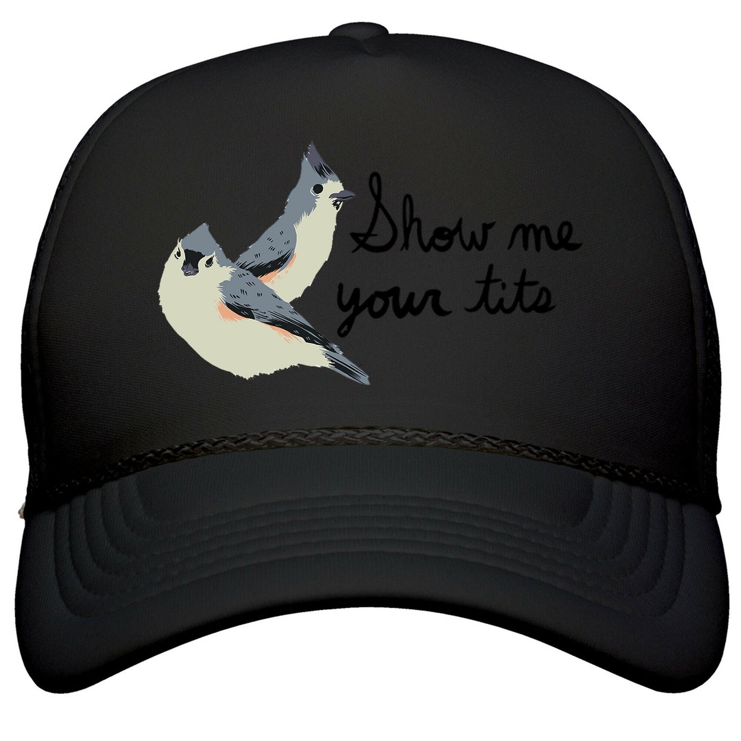 Show Me Your Tits Snapback Trucker Hat