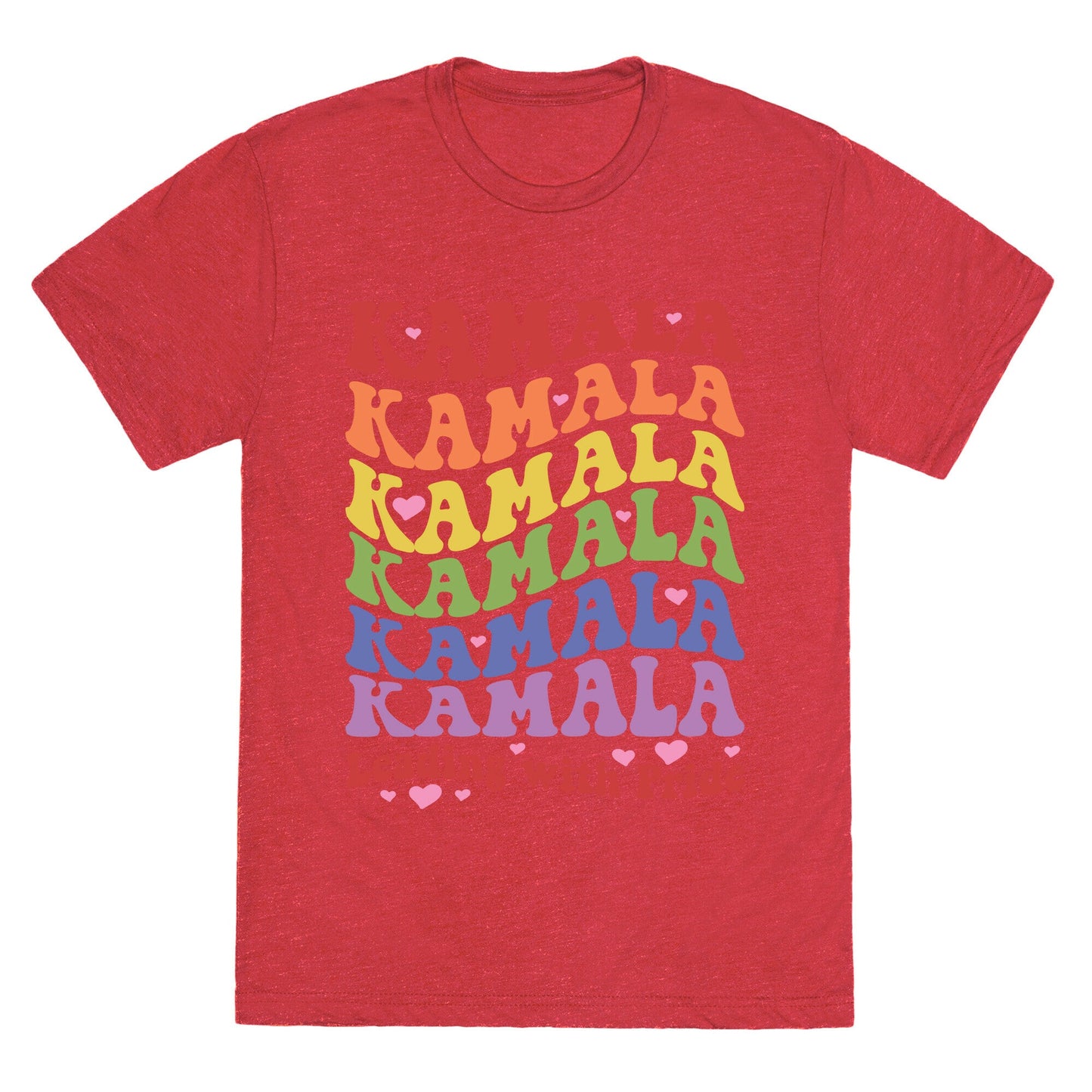 Kamala Leading With Pride Unisex Triblend Tee