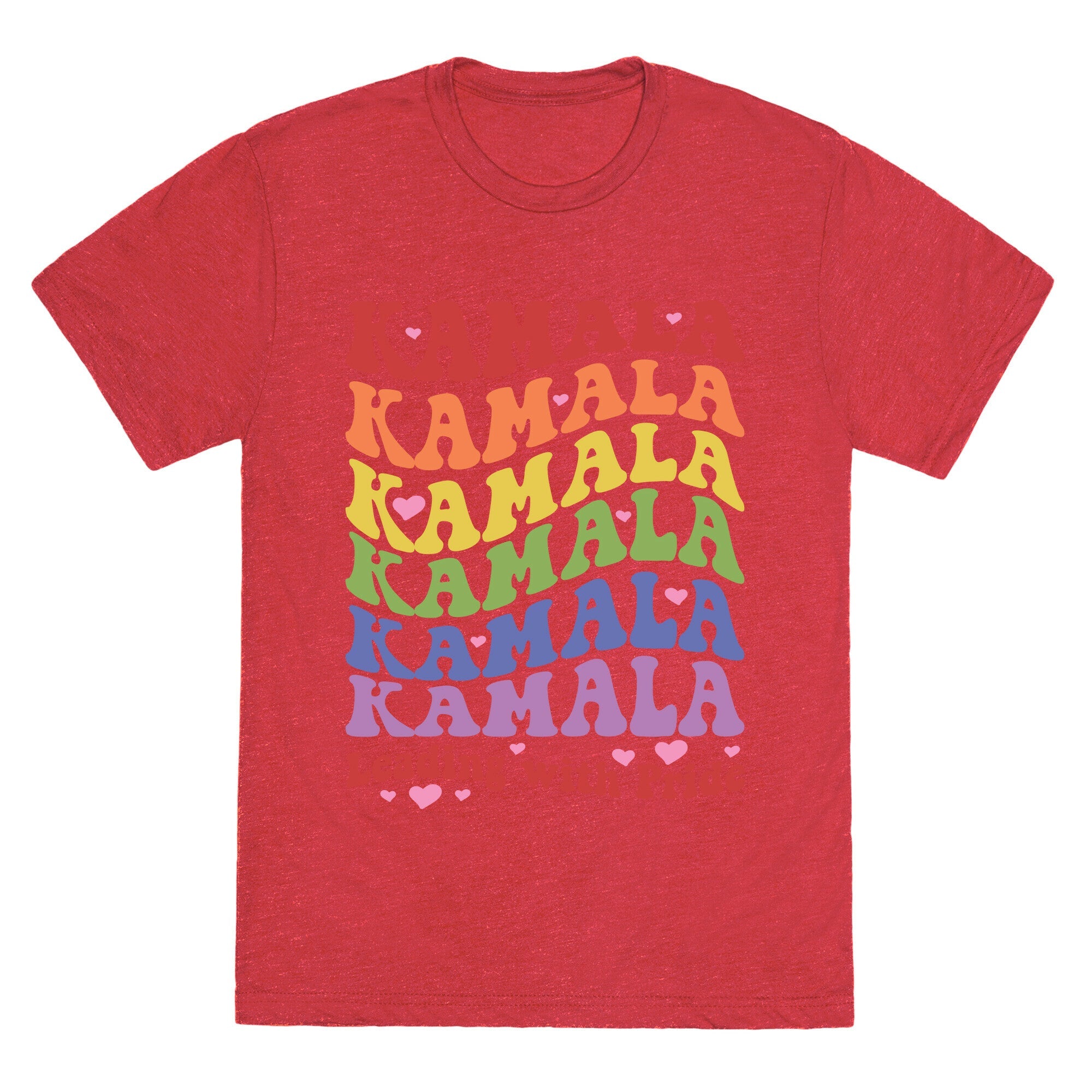 Kamala Leading With Pride Unisex Triblend Tee