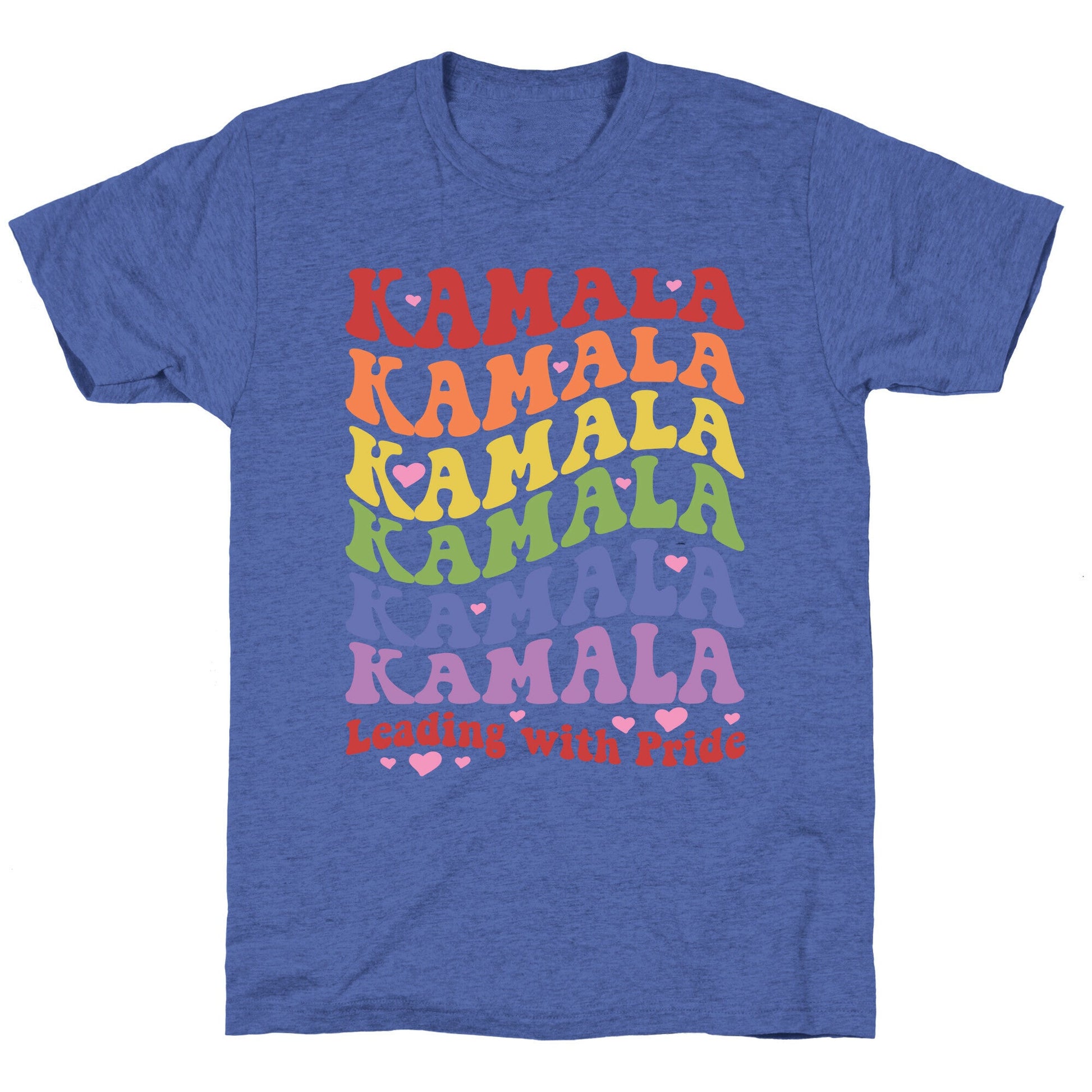 Kamala Leading With Pride Unisex Triblend Tee