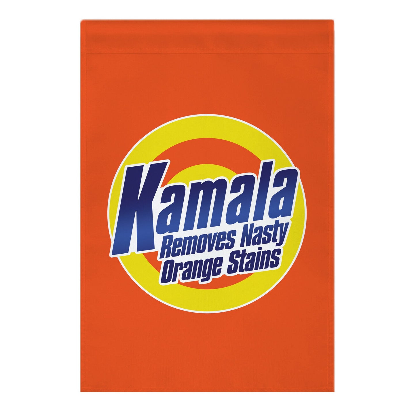 Kamala Removes Nasty Orange Stains Garden Flag