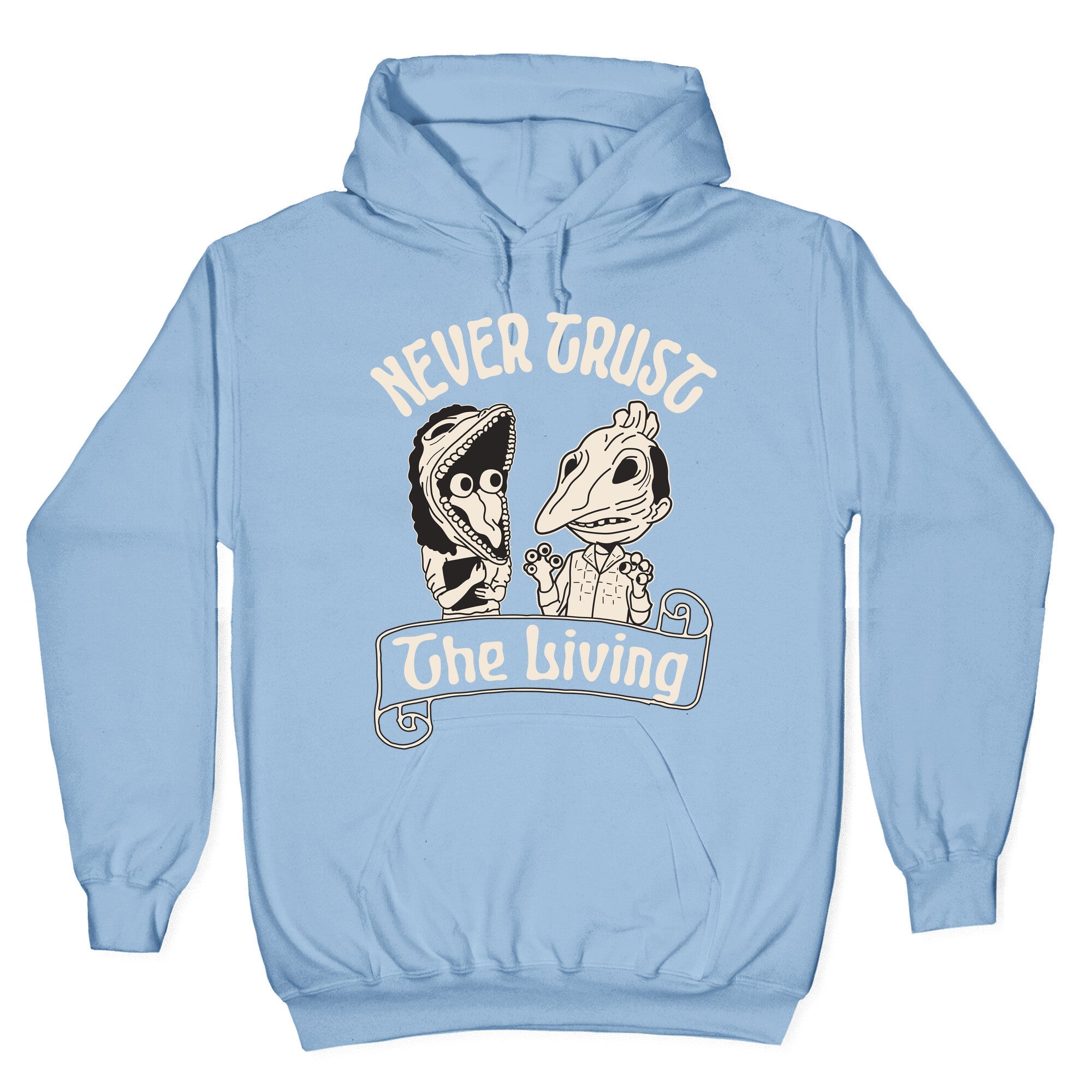 Beetlejuice Never Trust The Living Hoodie