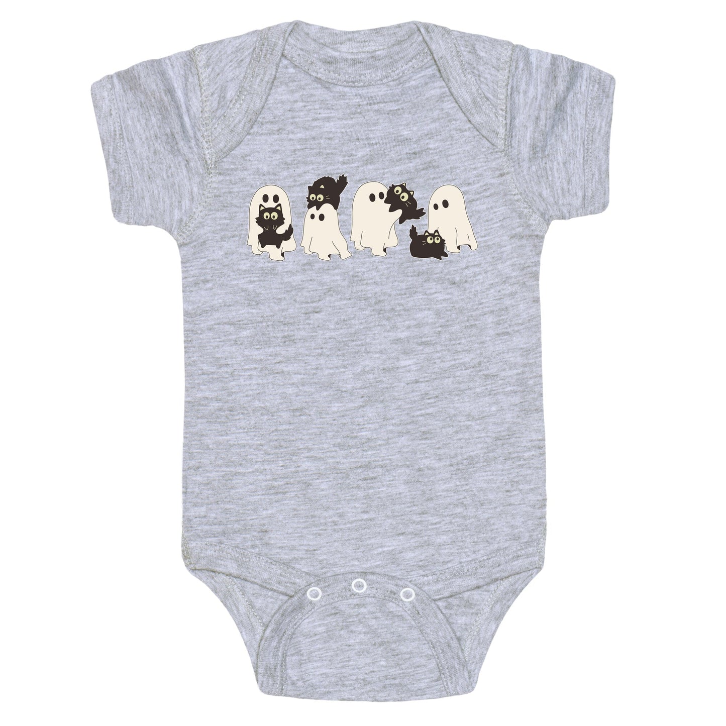 Cute Ghost Cats Baby One-Piece