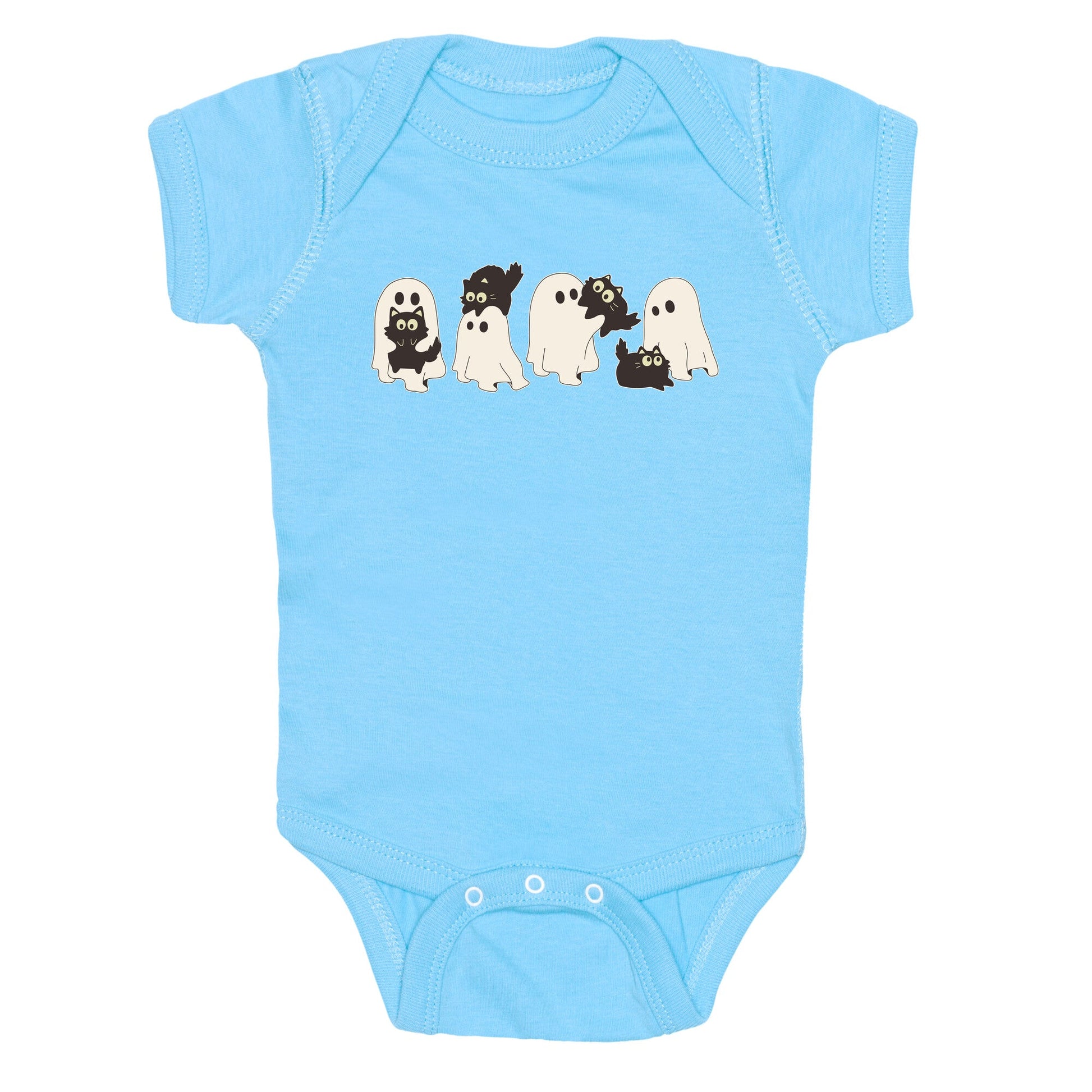 Cute Ghost Cats Baby One-Piece