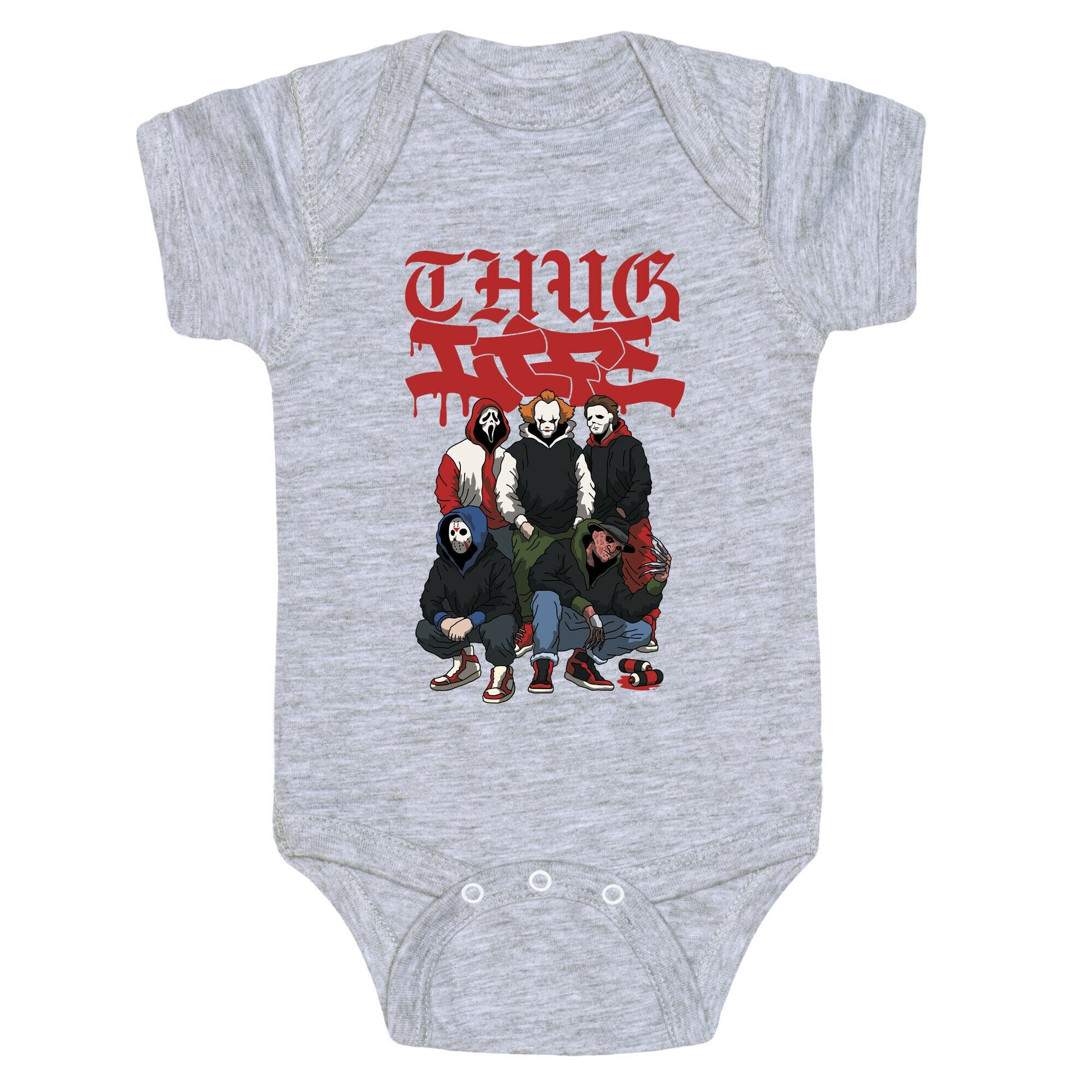 Thug Life Halloween Baby One-Piece