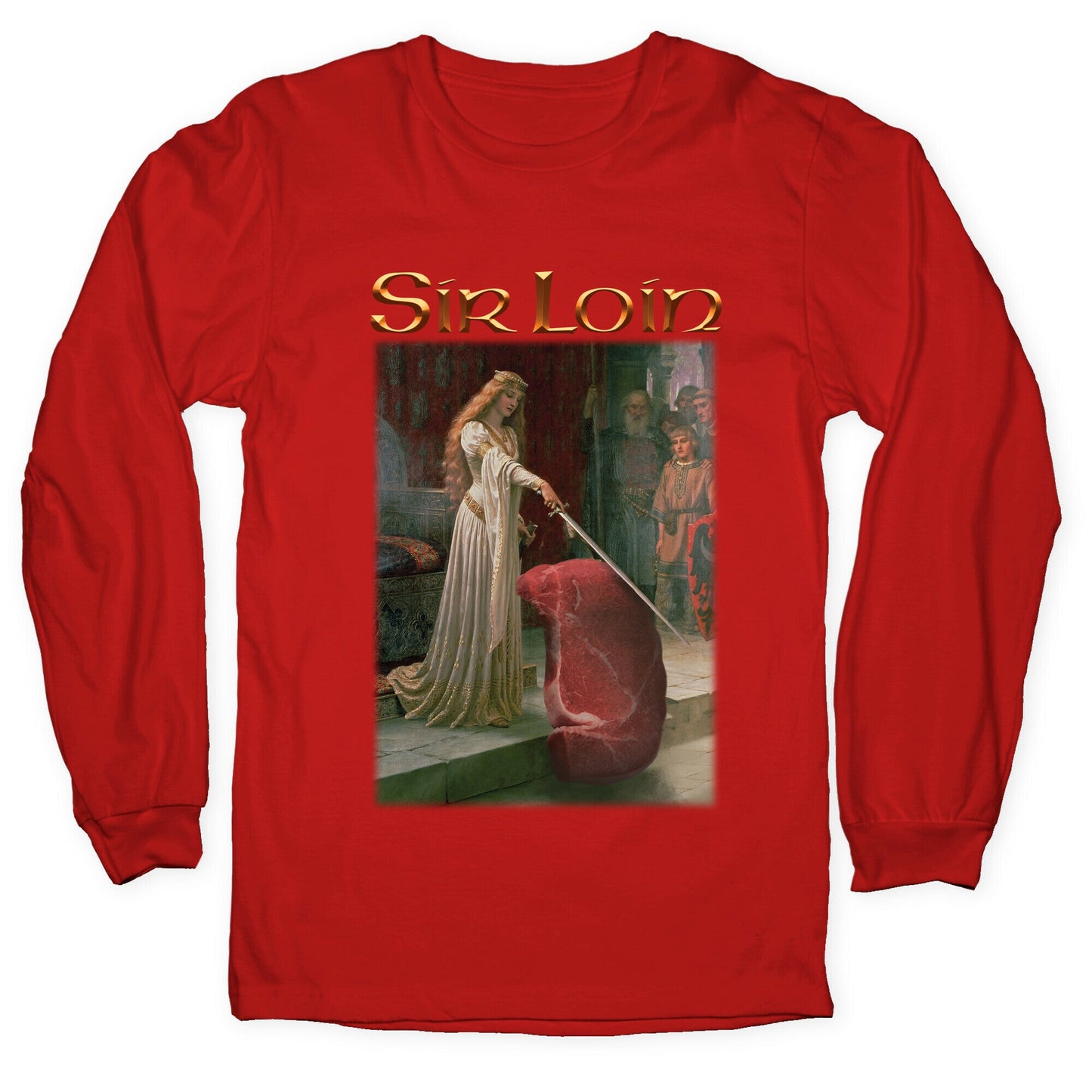Sir Loin Steak Meme Longsleeve Tee