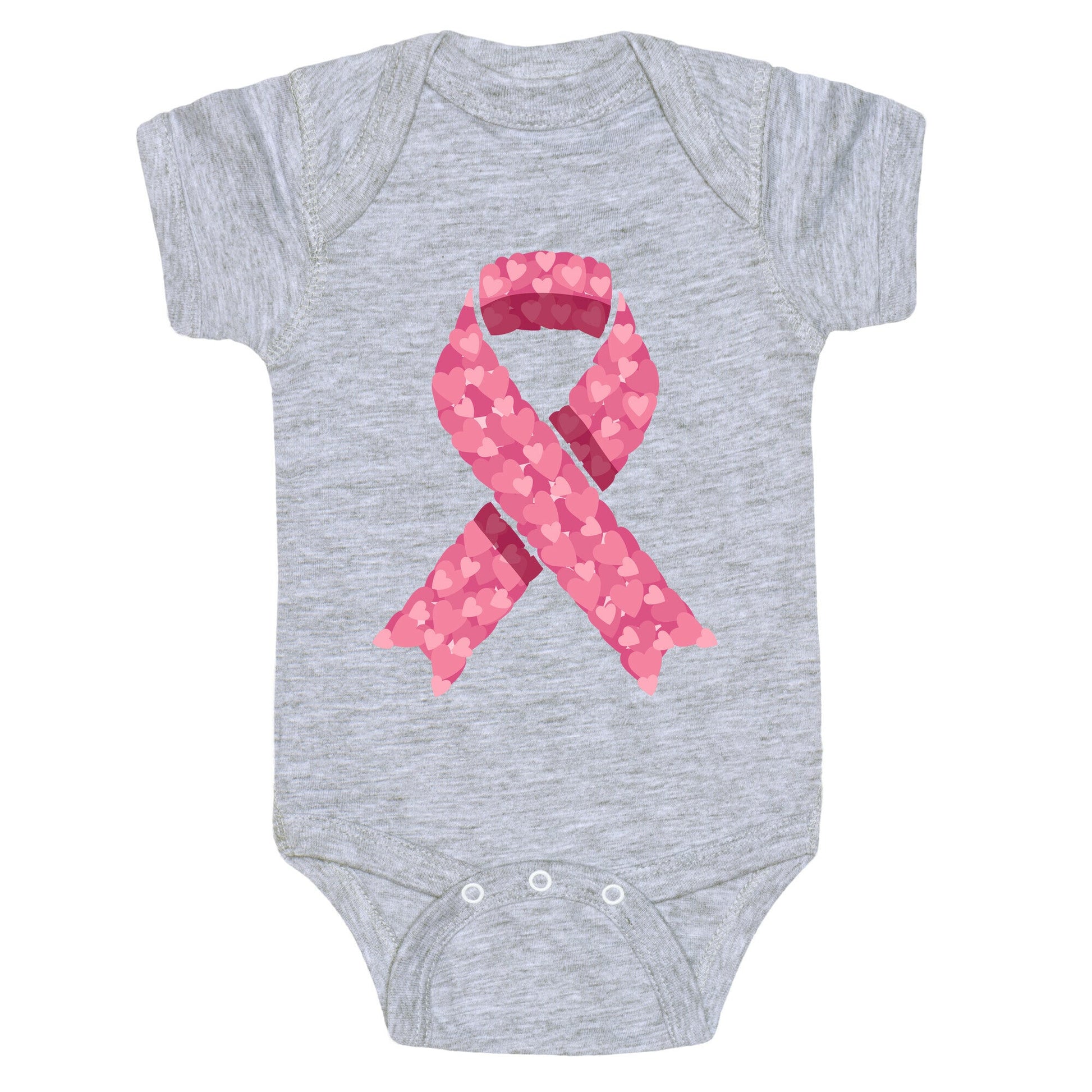 Pink Ribbon Baby One-Piece
