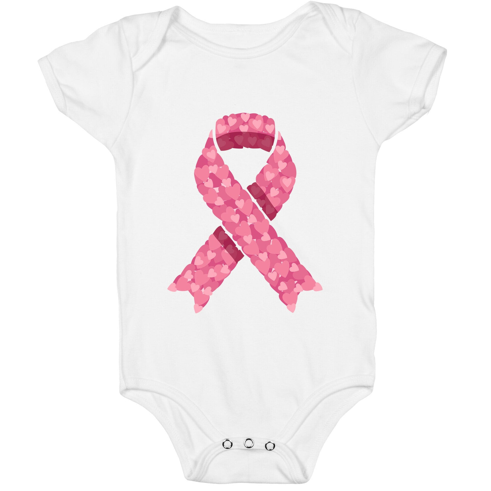 Pink Ribbon Baby One-Piece