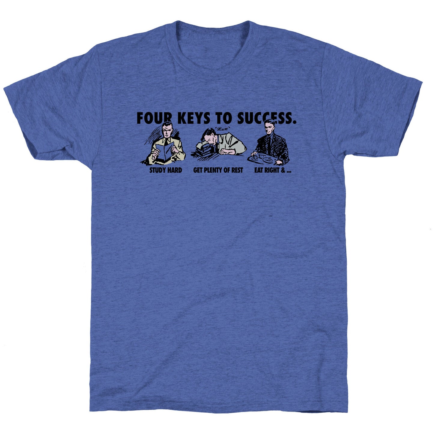 Four Keys to Success Unisex Triblend Tee