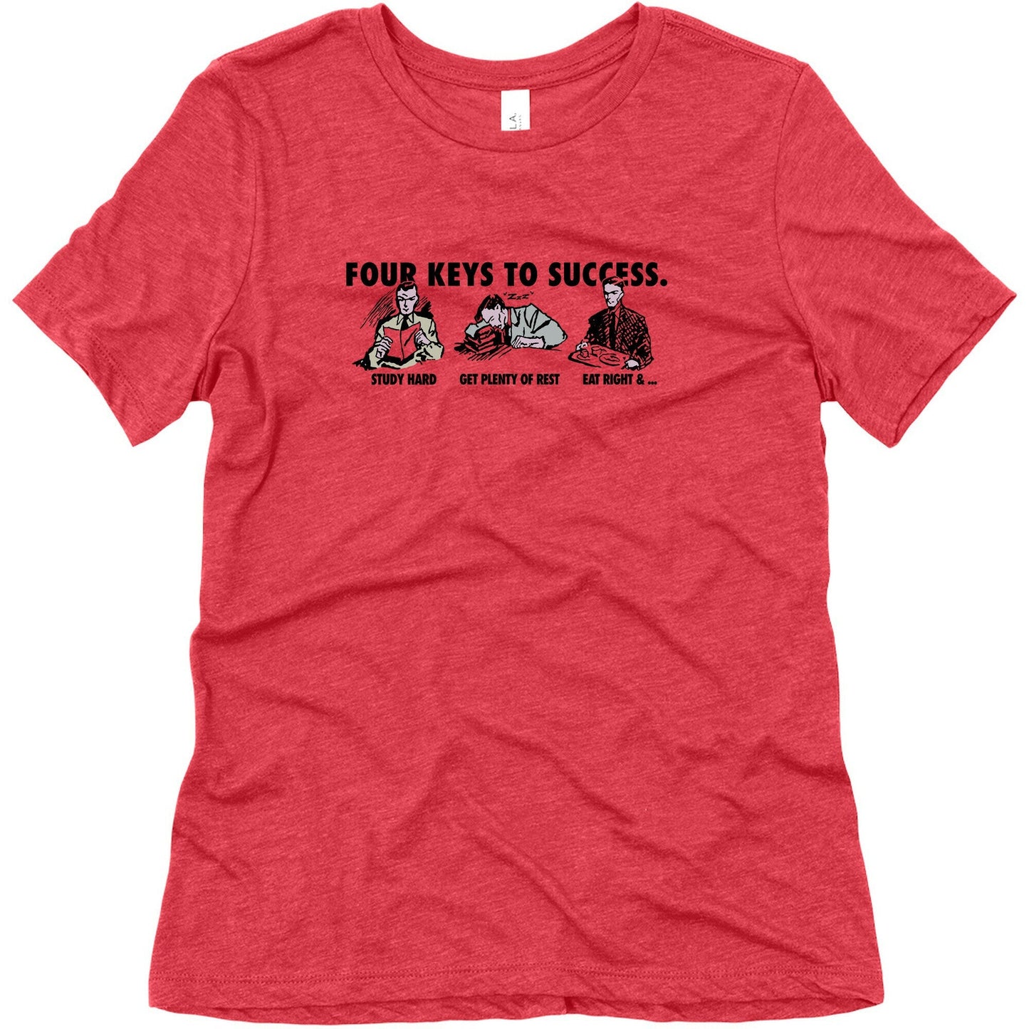 Four Keys to Success Womens Triblend Tee