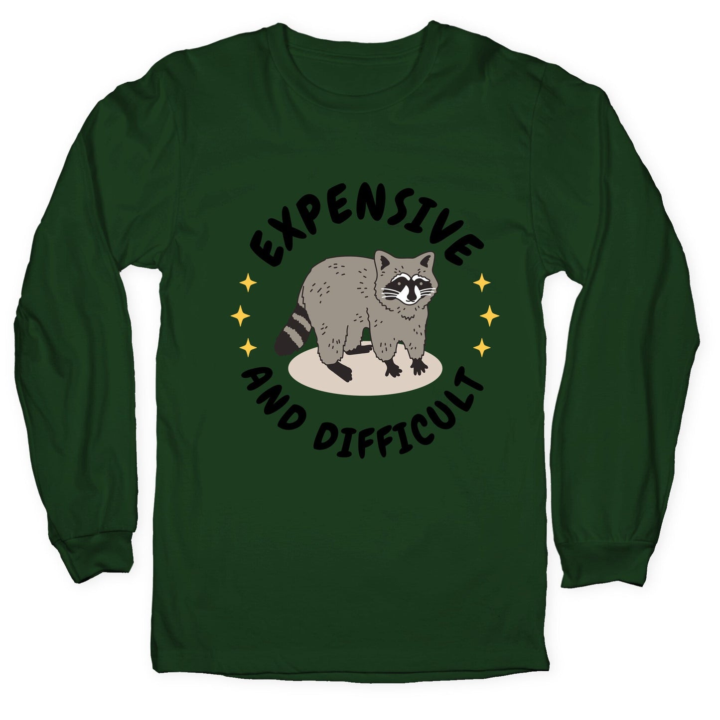Expensive and Difficult Trash Animal Longsleeve Tee