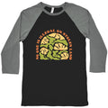 No One Is Illegal On Stolen Land Floral Baseball Tee