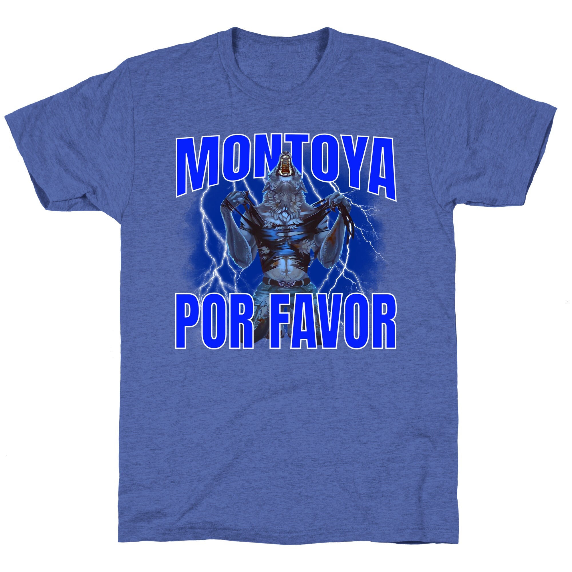 Montoya Por Favor Wolf Meme Unisex Triblend Tee