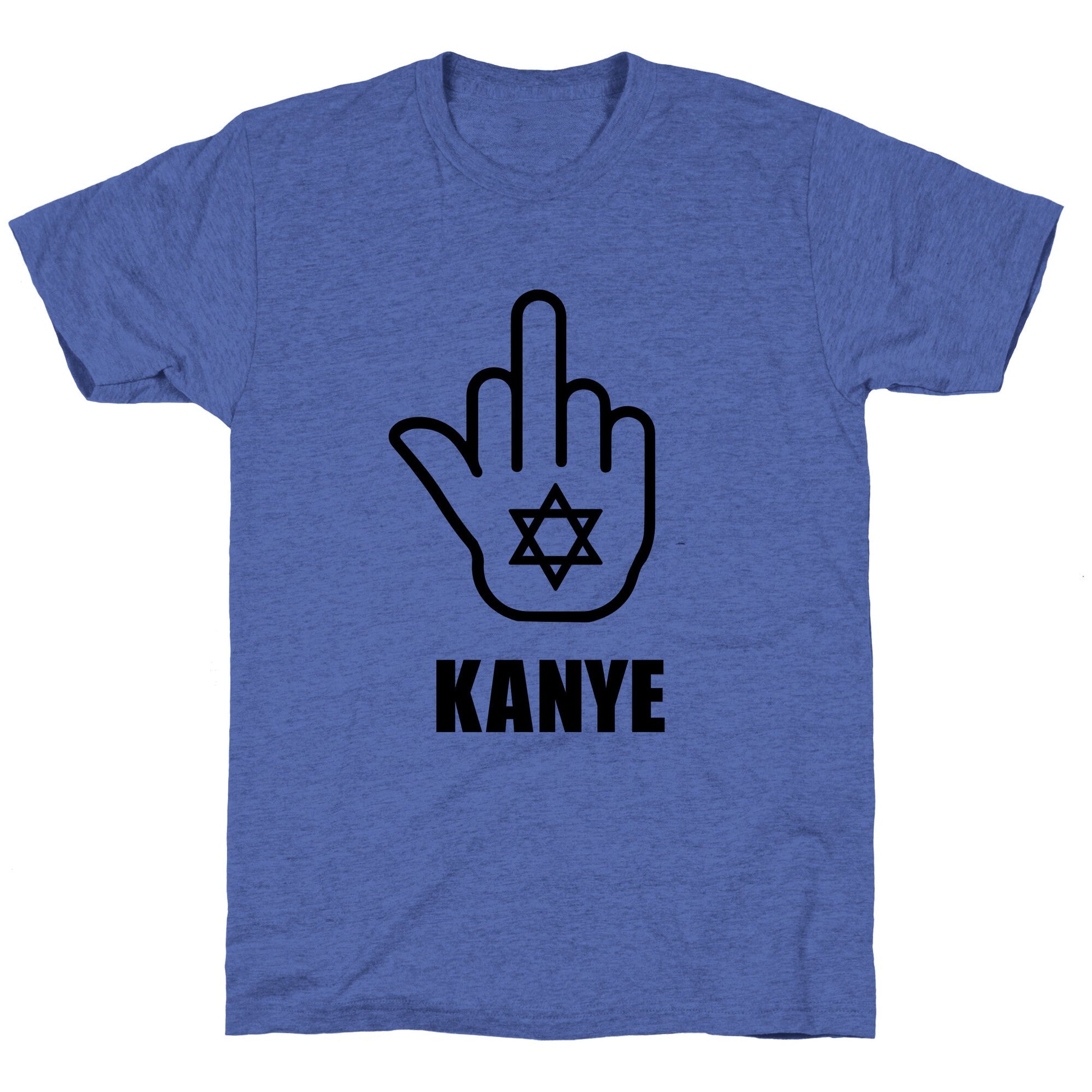 Middle Finger F Kanye Unisex Triblend Tee