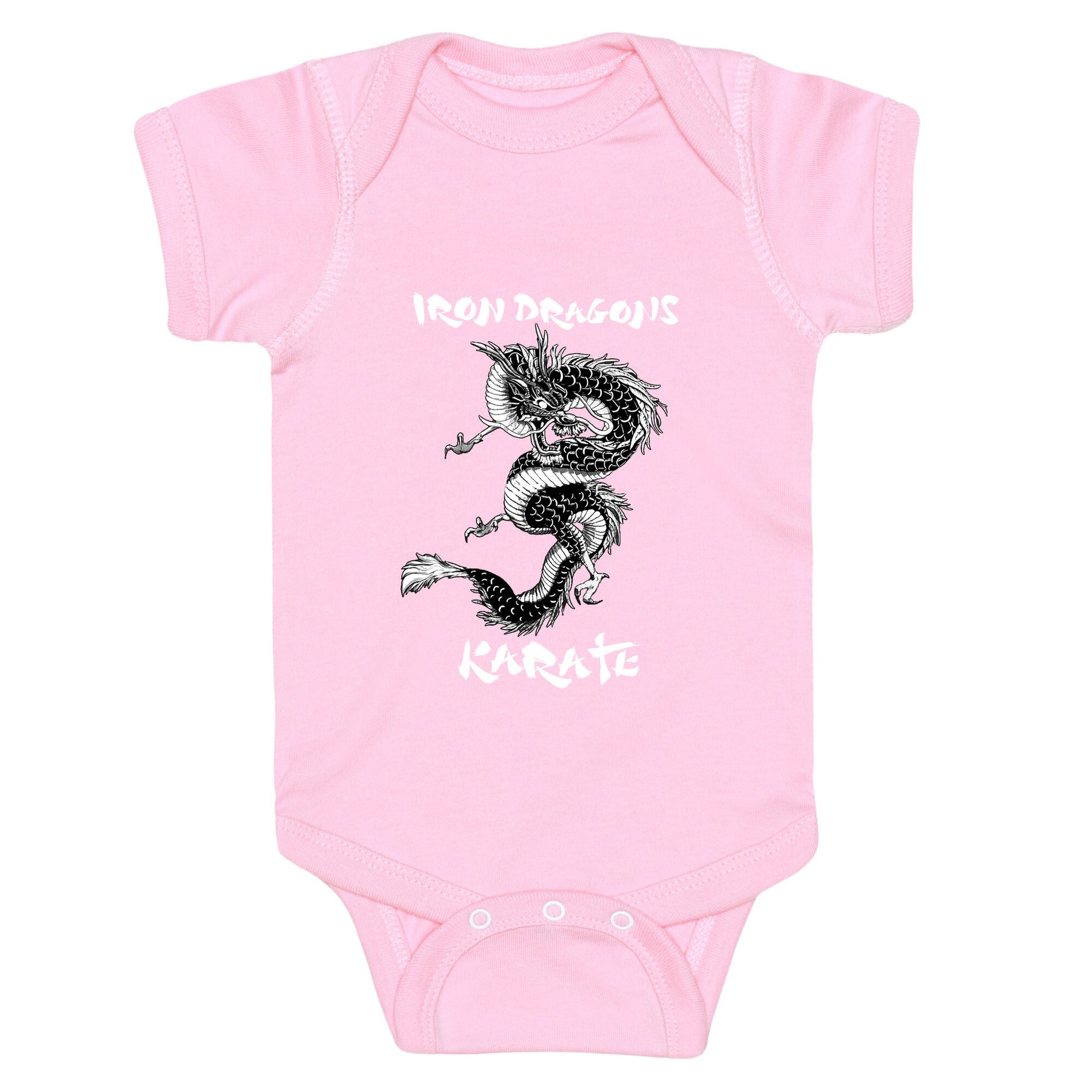 Iron Dragons Karate Baby One-Piece