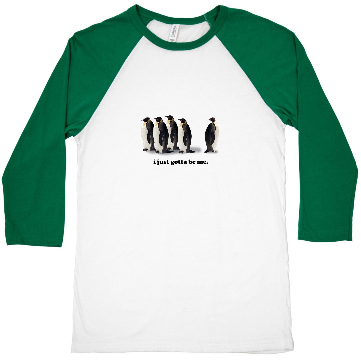 I Just Gotta Be Me Baseball Tee