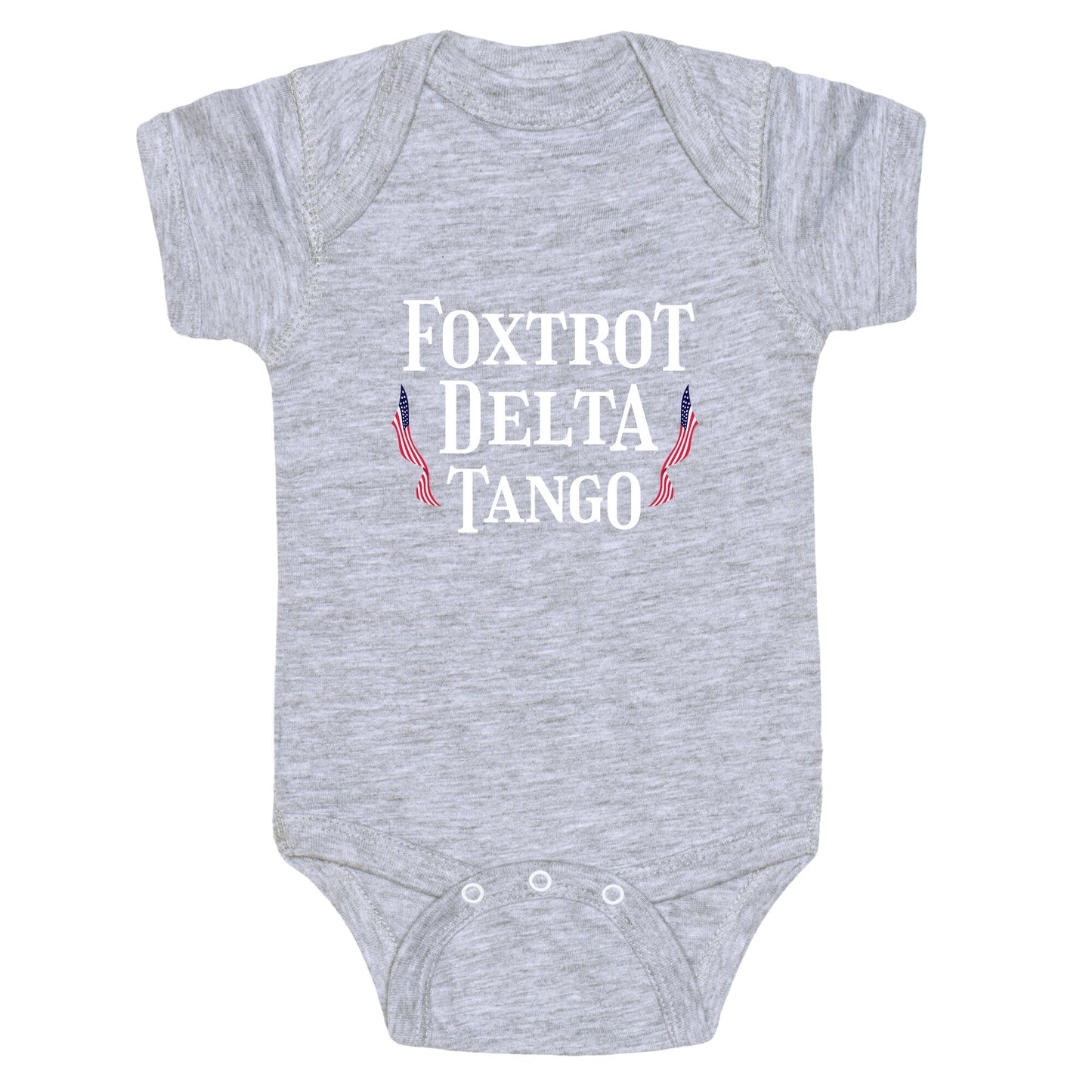 Foxtrot Delta Tango Baby One-Piece