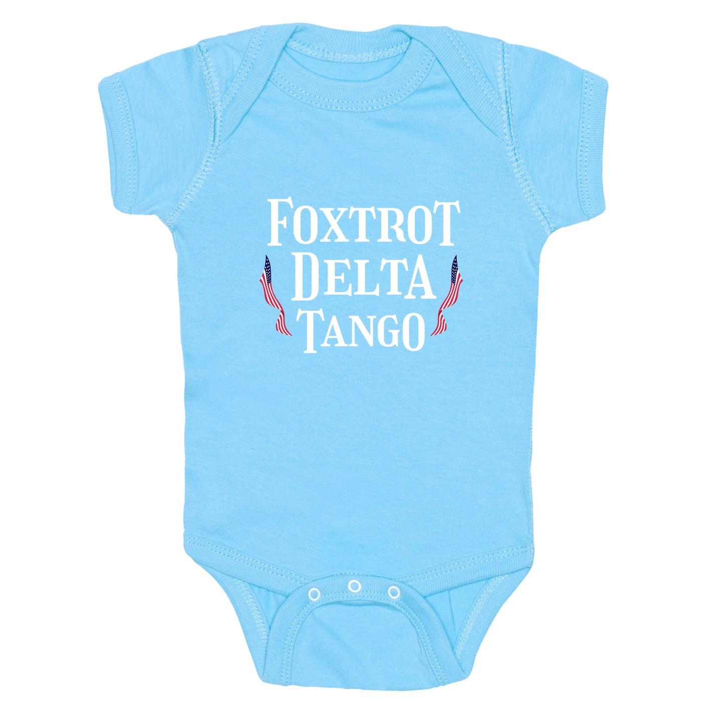 Foxtrot Delta Tango Baby One-Piece