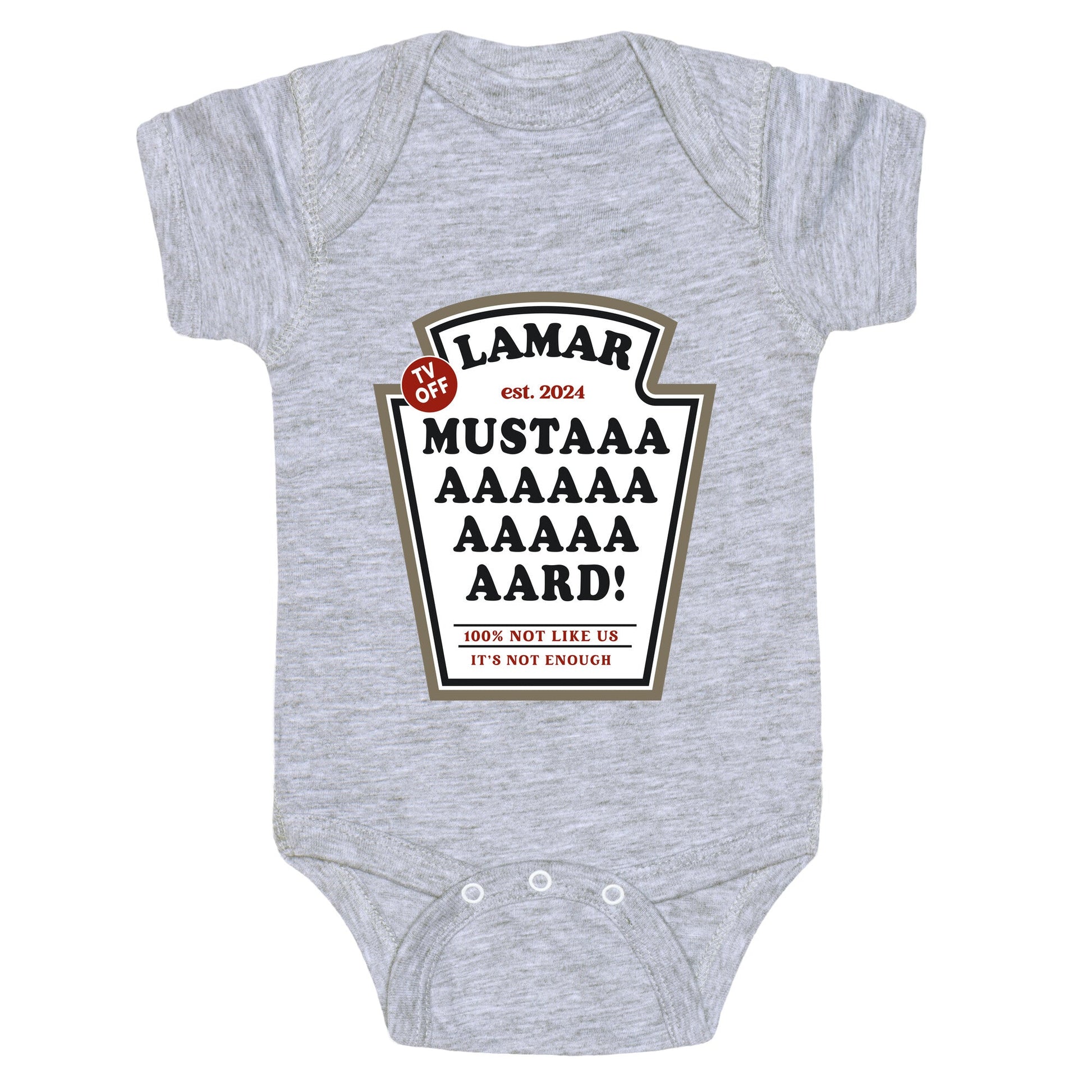 Kendrick Mustard TV Off Baby One-Piece