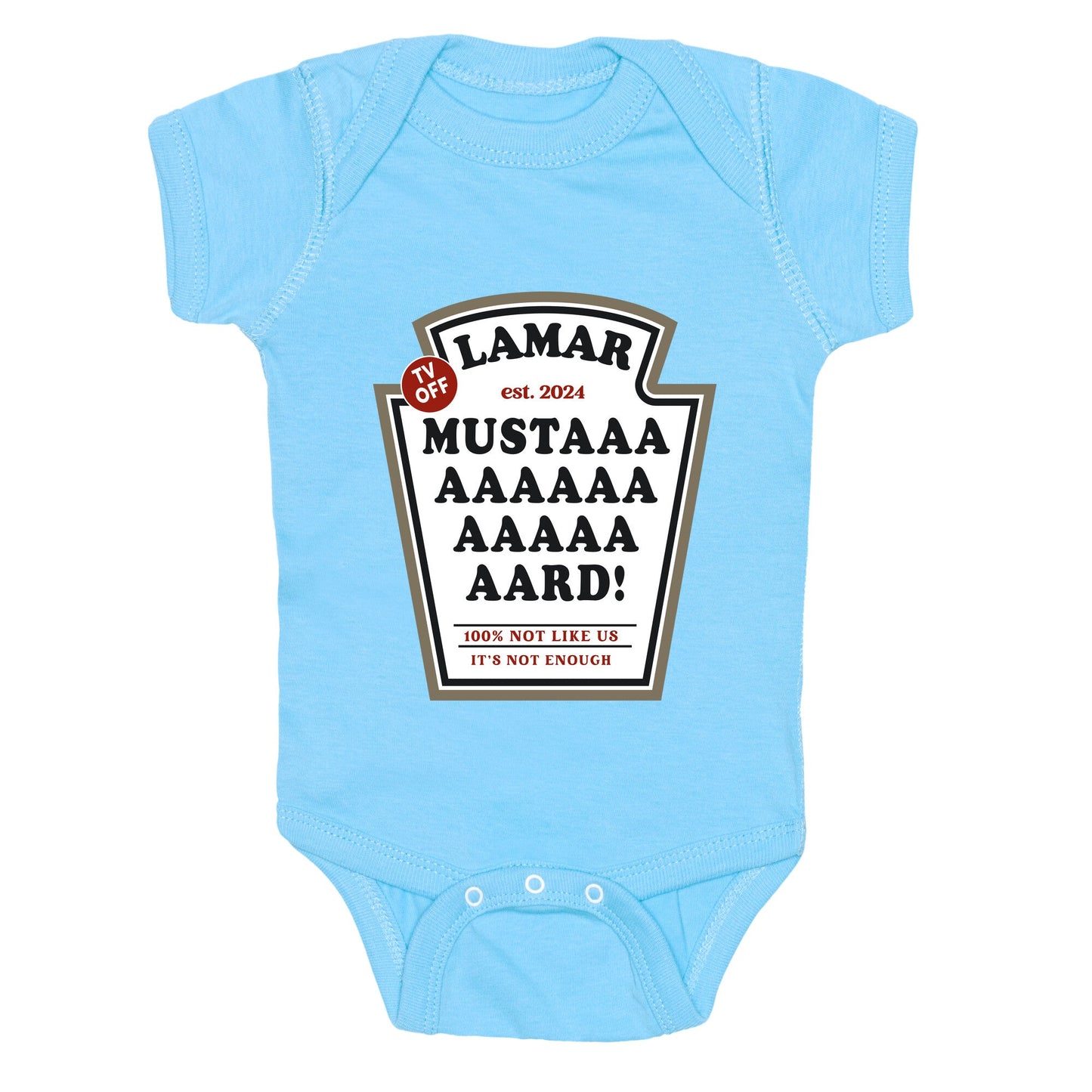 Kendrick Mustard TV Off Baby One-Piece