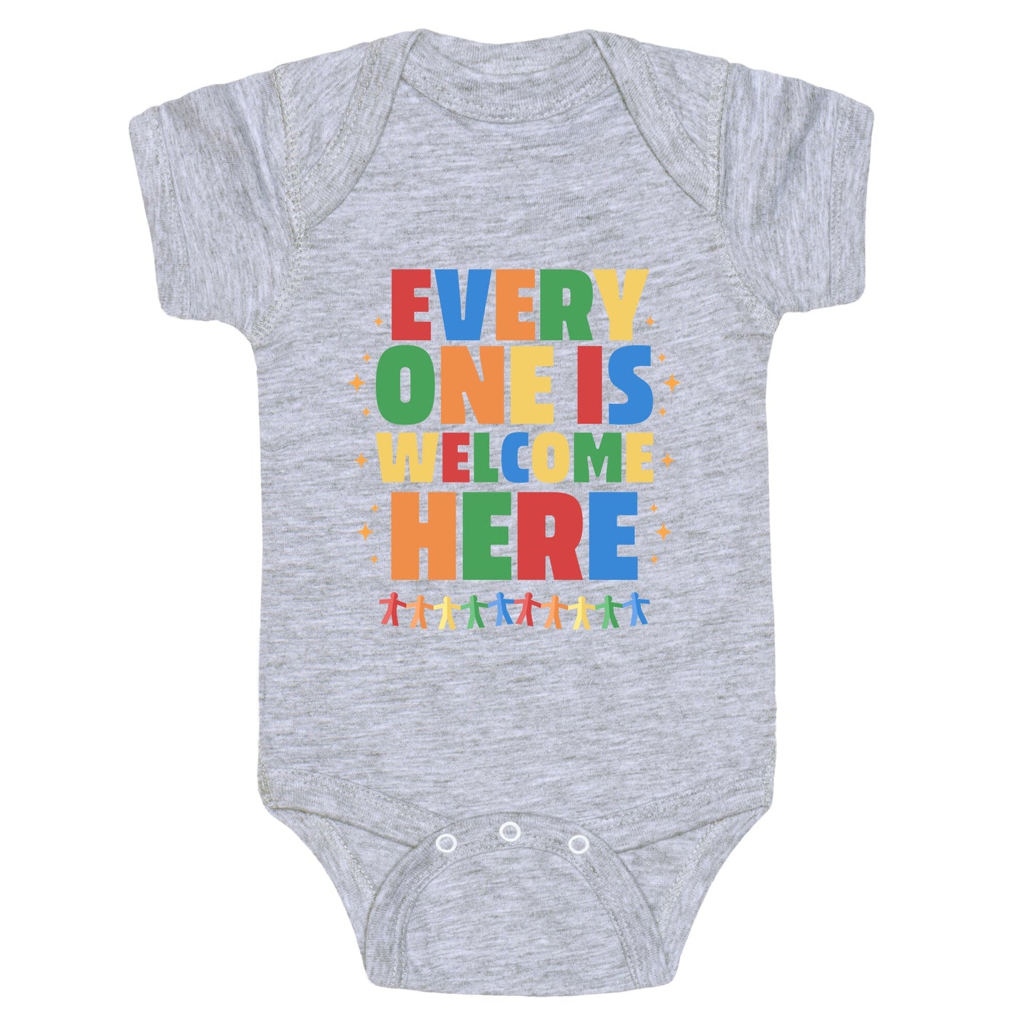 Everyone Is Welcome Here Baby One-Piece