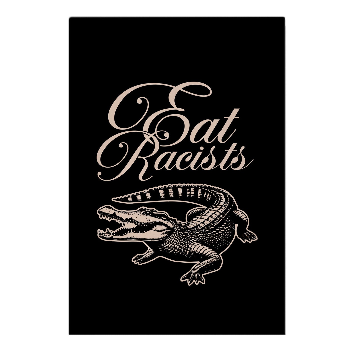 Eat Racists Garden Flag