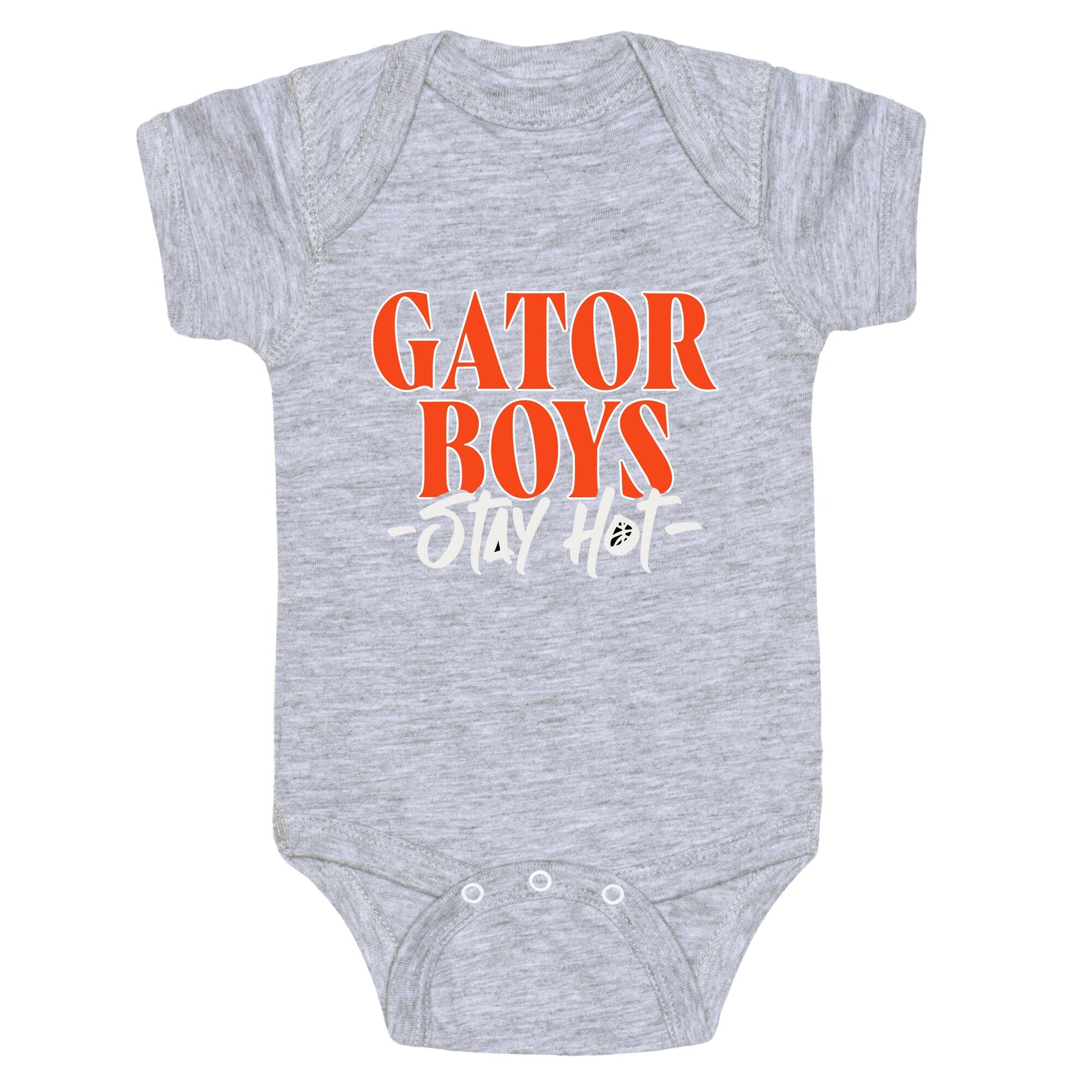 Gator Boys Stay Hot Florida Basketball Baby One-Piece