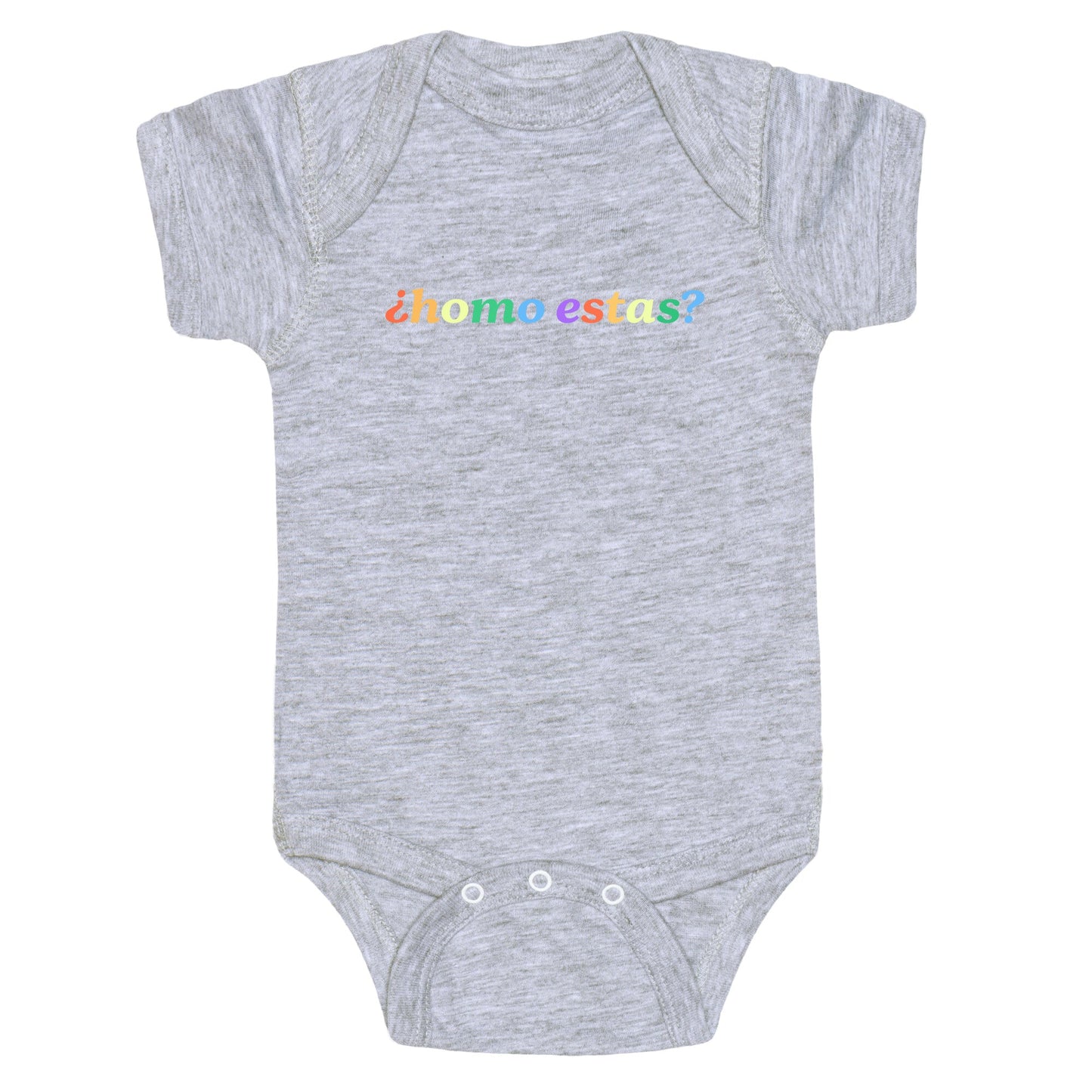 Homo Estas Rainbow Baby One-Piece