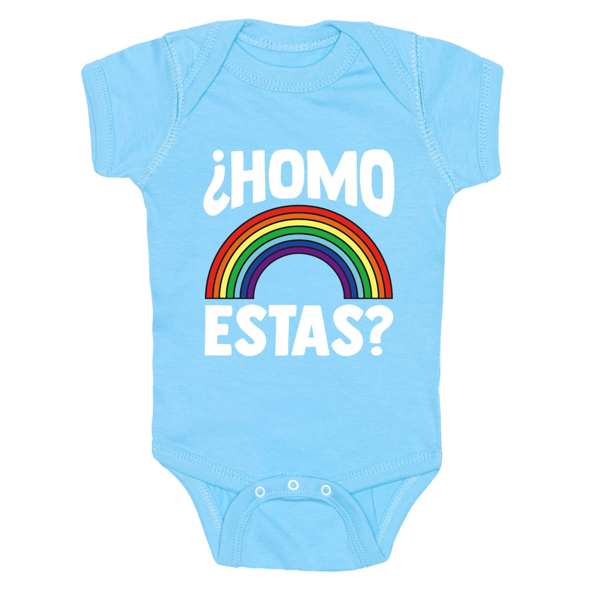 Homo Estas Rainbow Pride Baby One-Piece