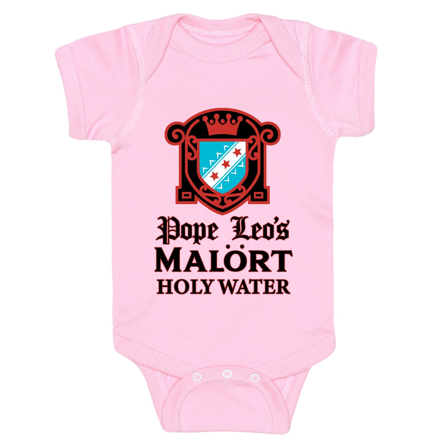 Pope Leo Holy Water Baby One-Piece