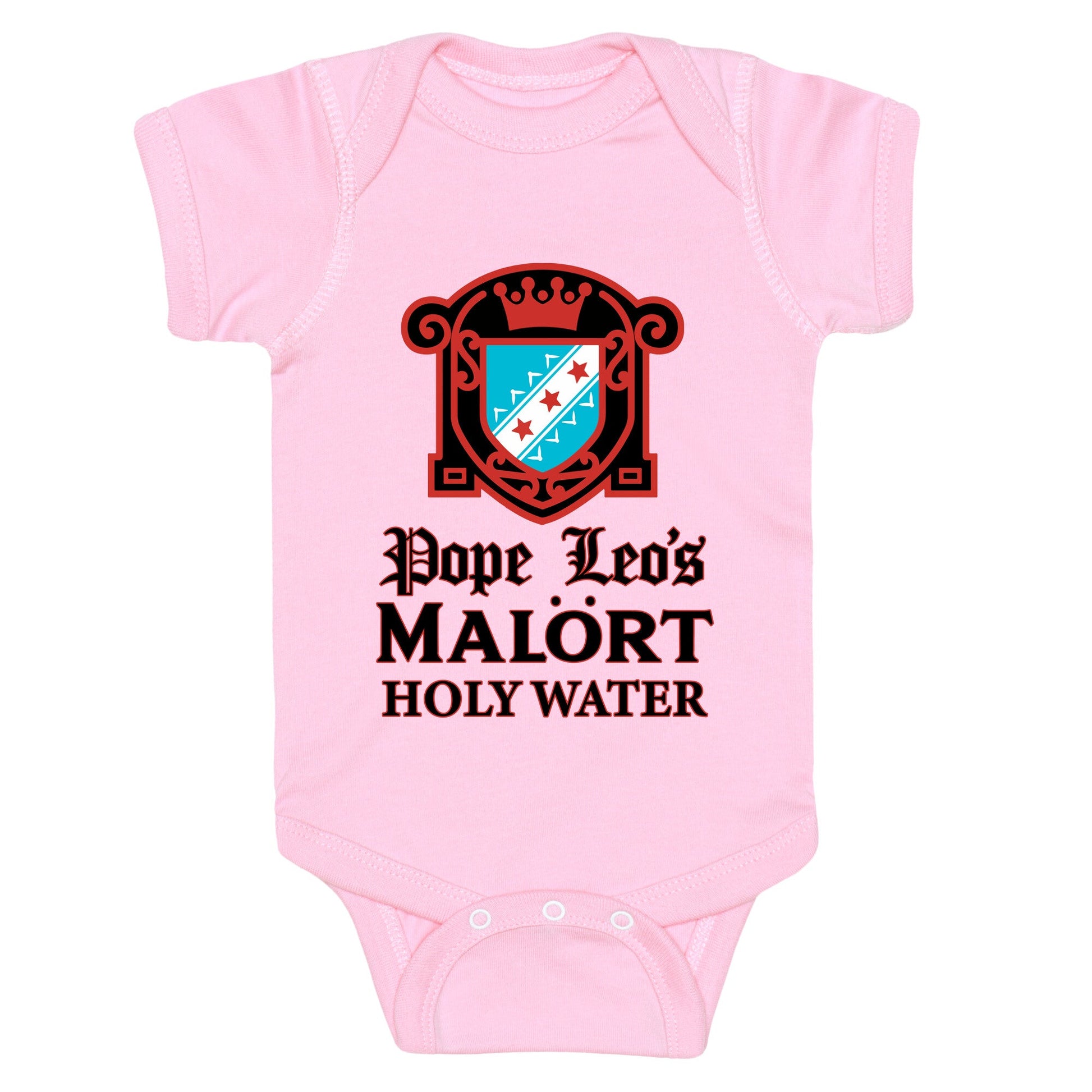 Pope Leo Holy Water Baby One-Piece