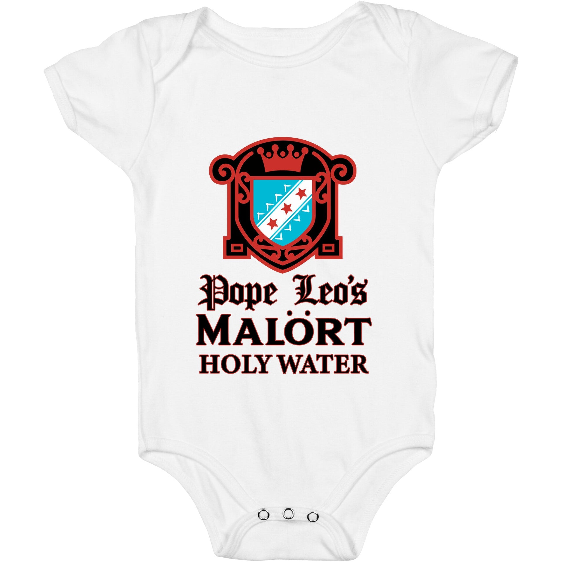 Pope Leo Holy Water Baby One-Piece