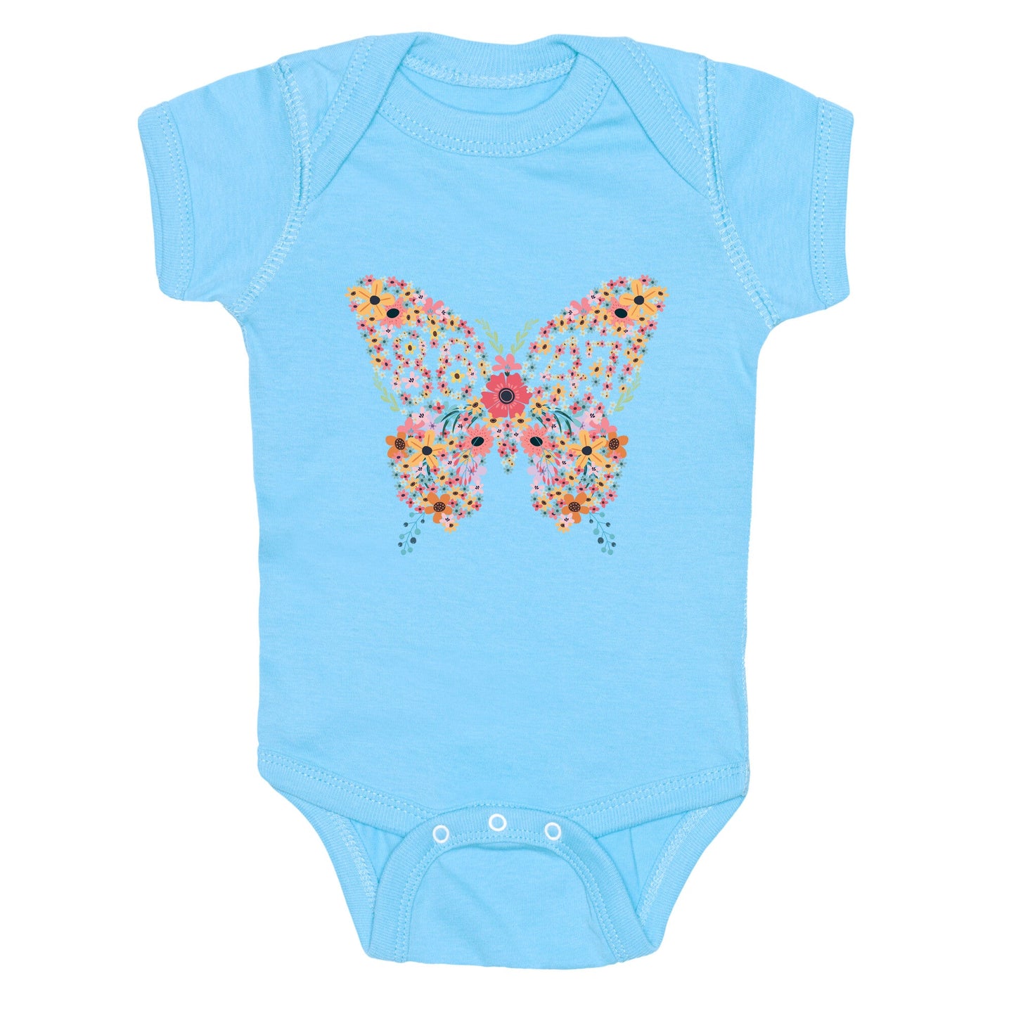 8647 Anti Trump Butterfly Baby One-Piece
